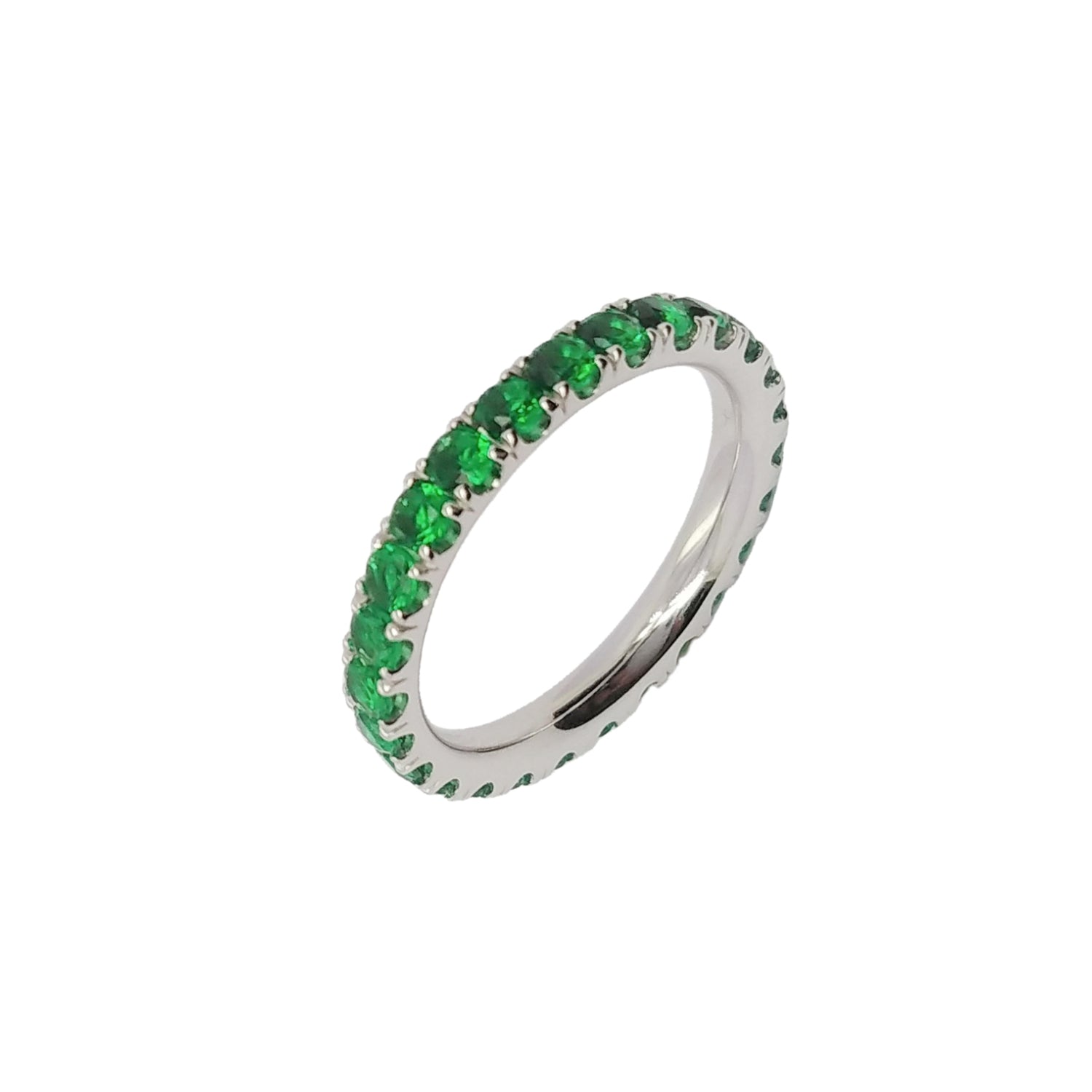 Give Love Emerald Eternity Ring