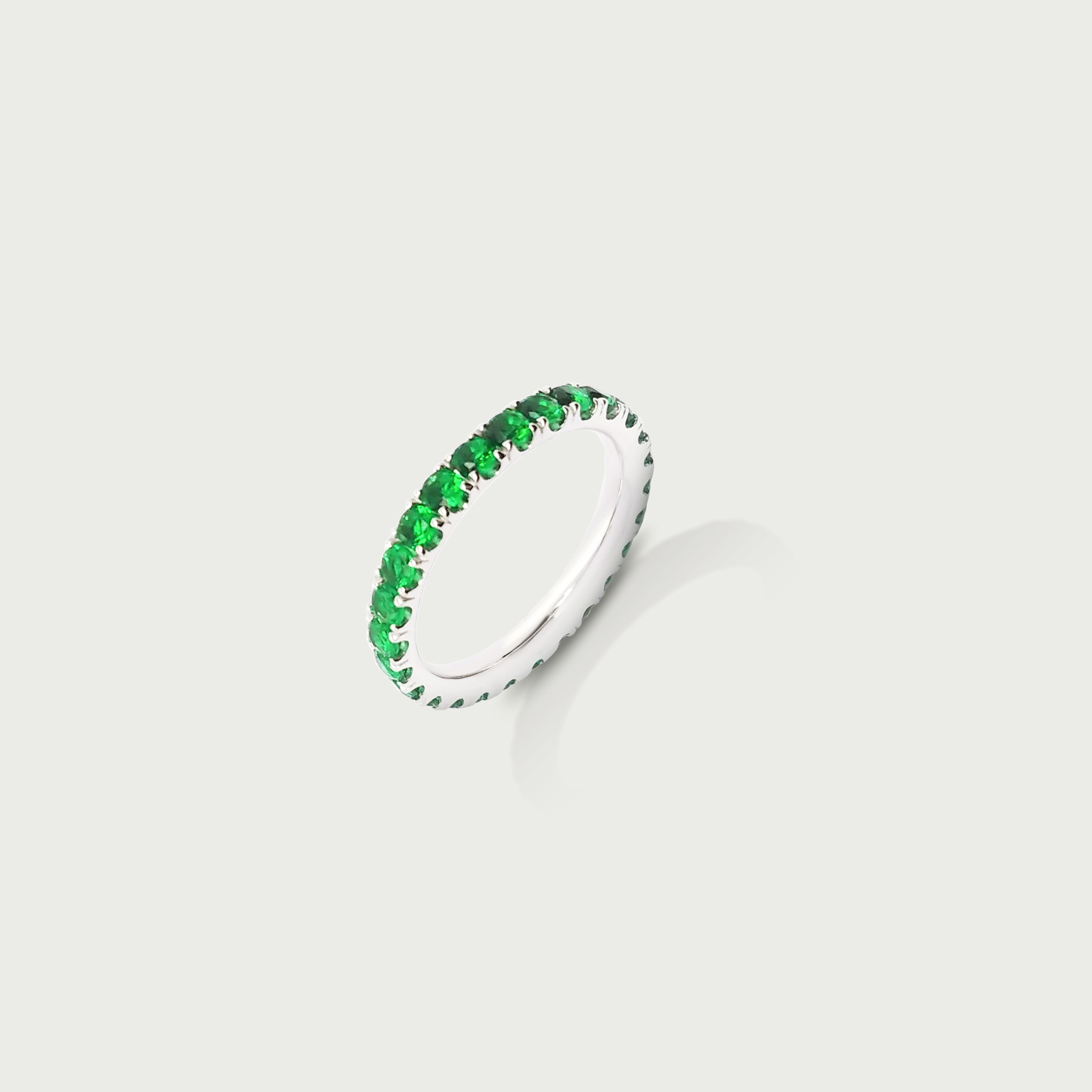Give Love Emerald Eternity Ring