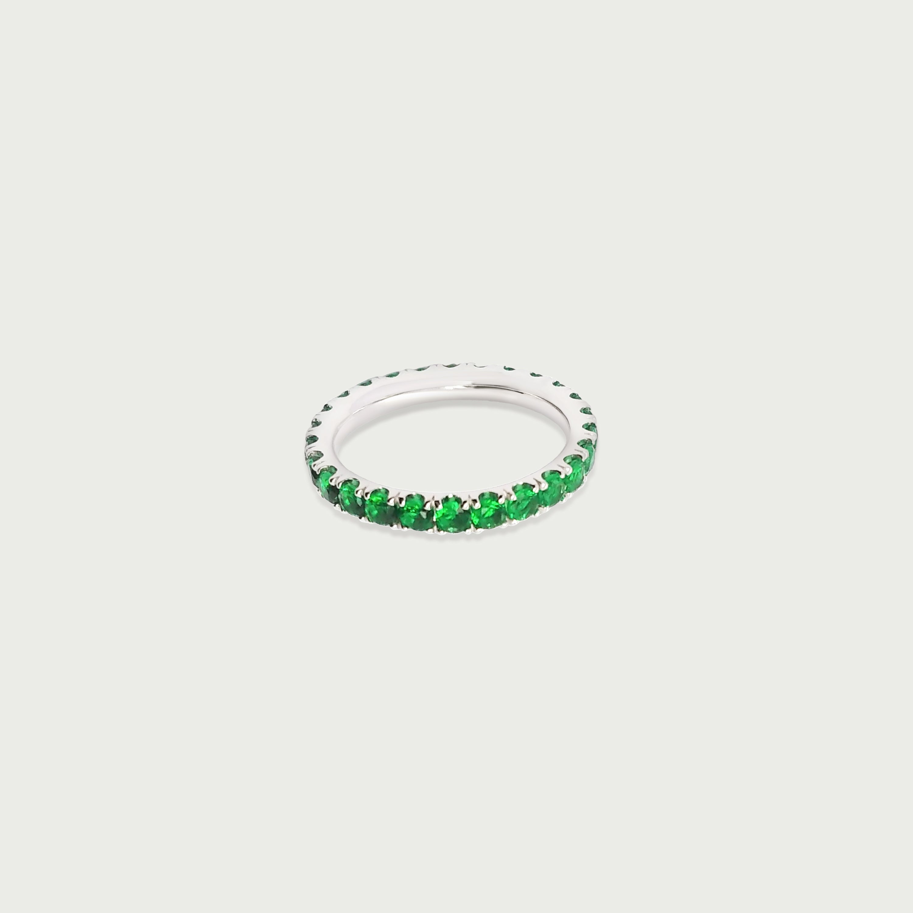 Give Love Emerald Eternity Ring