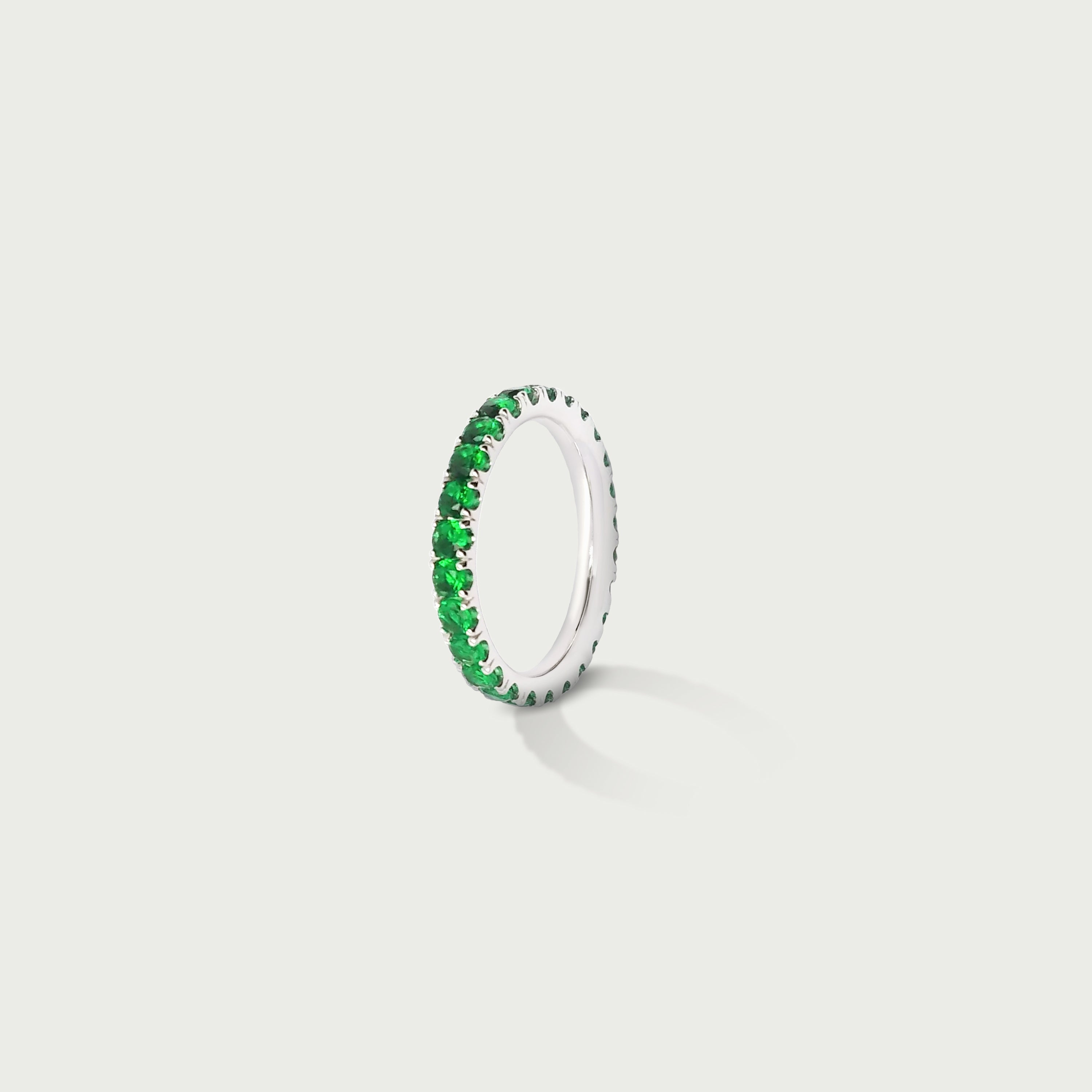 Give Love Emerald Eternity Ring