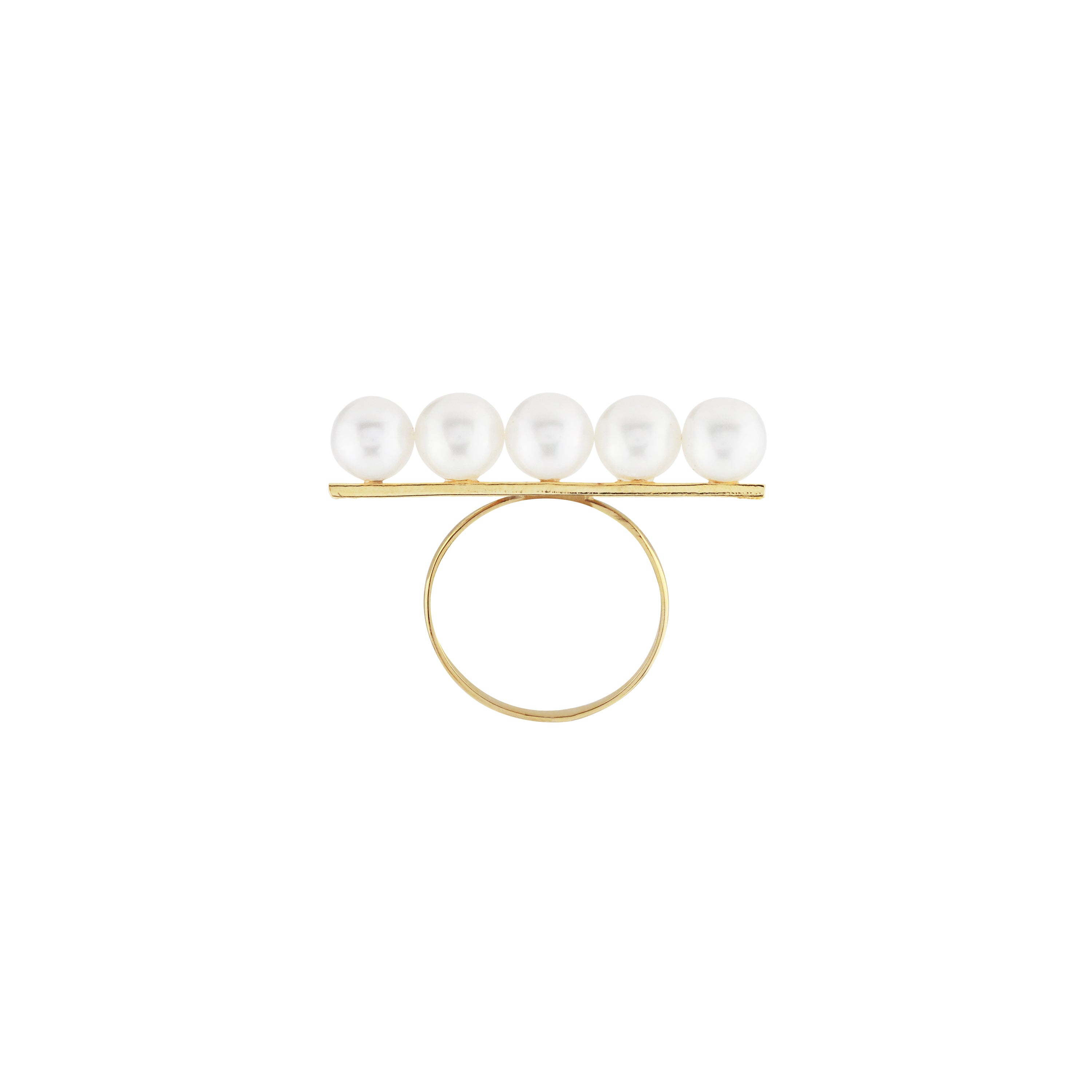Sea Nymph Linear Pearl Ring