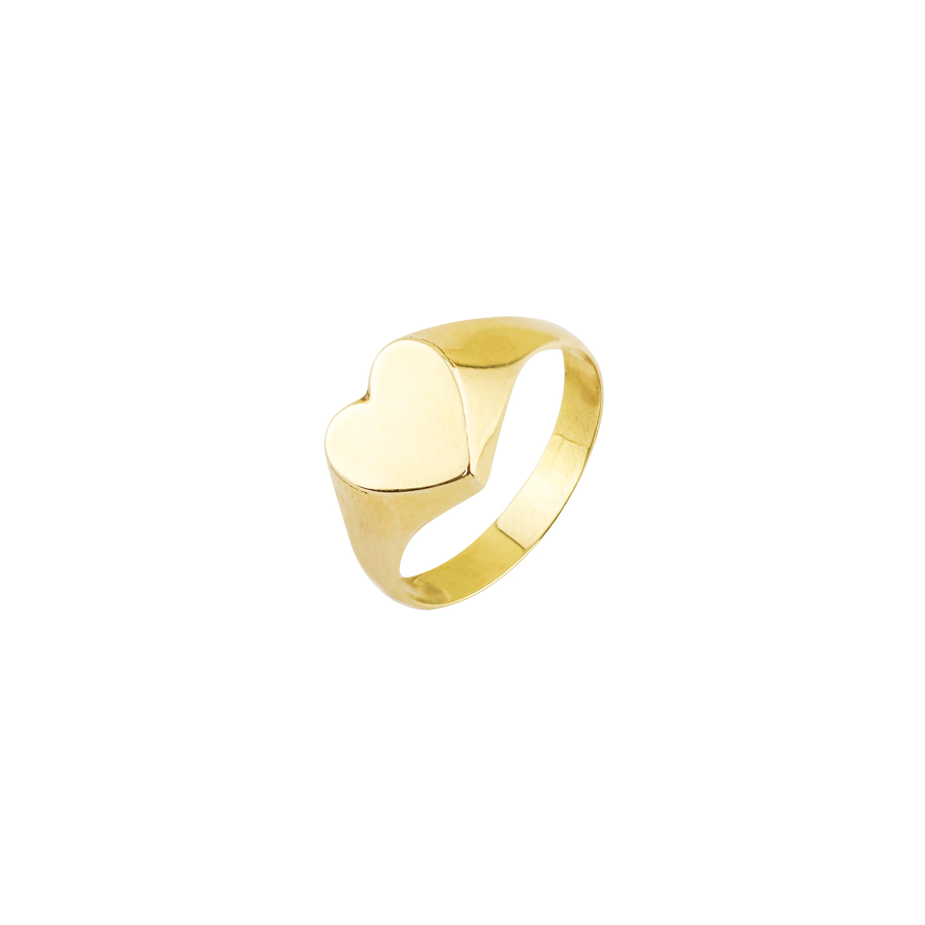 Centerstage Heart Gold Ring