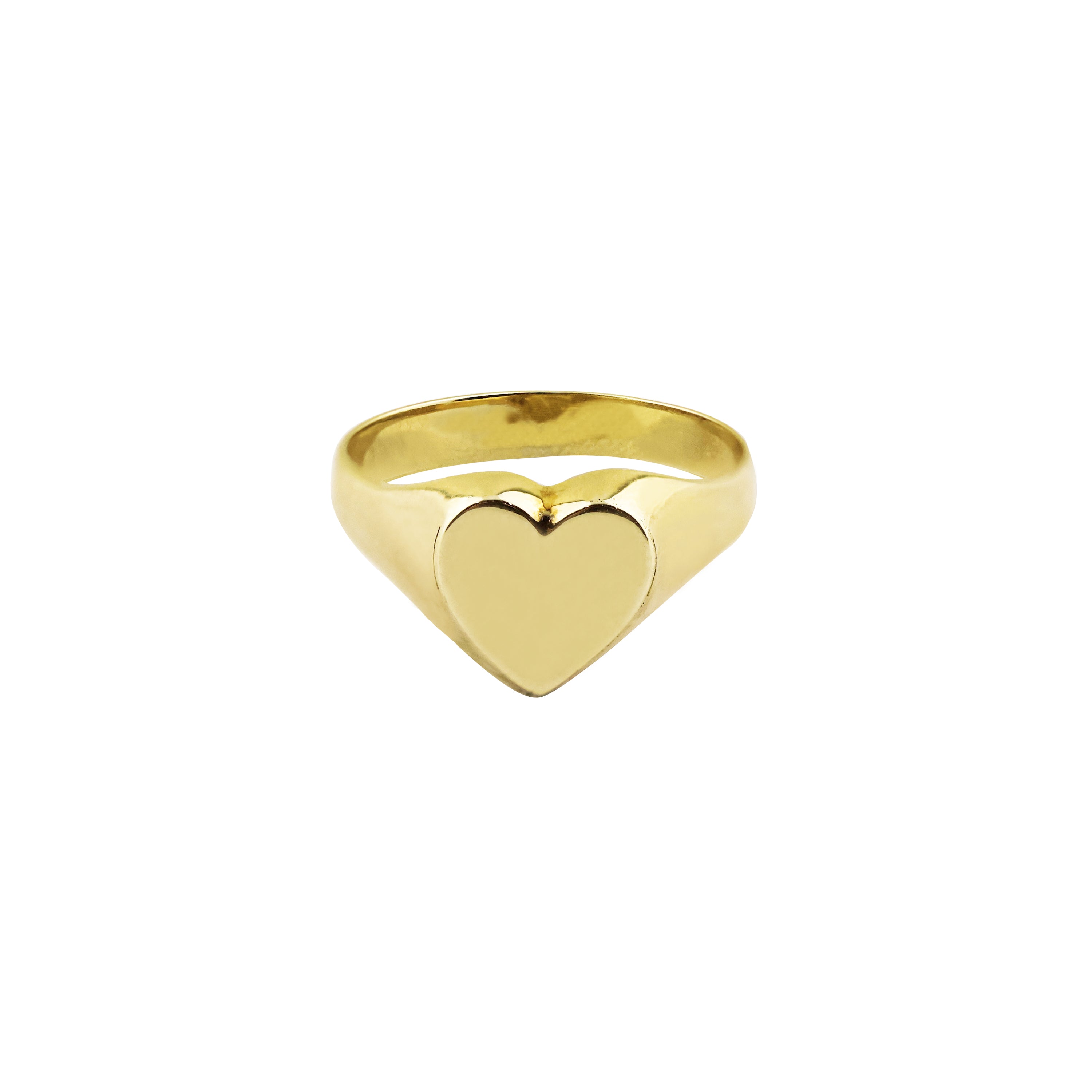 Centerstage Heart Gold Ring