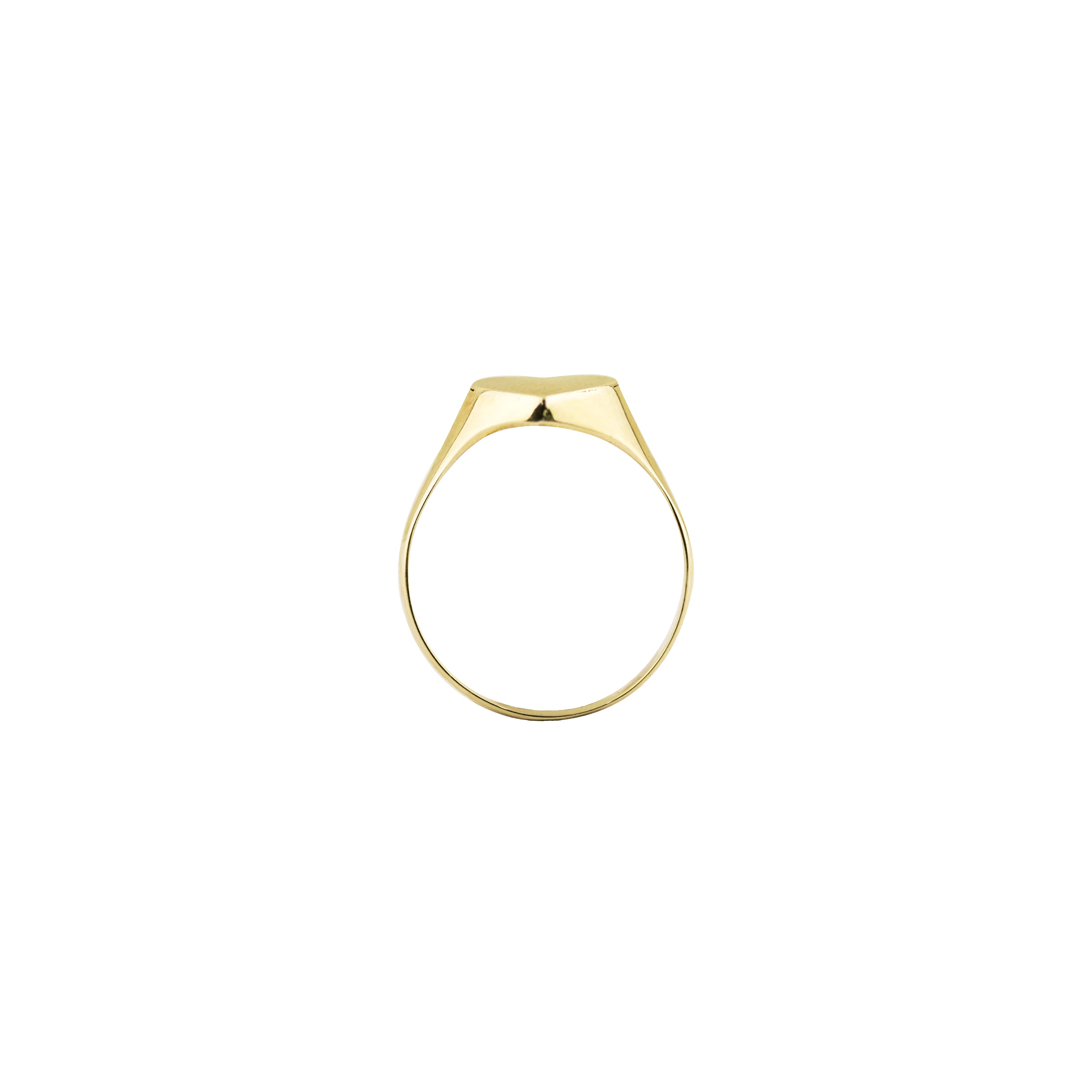 Centerstage Heart Gold Ring
