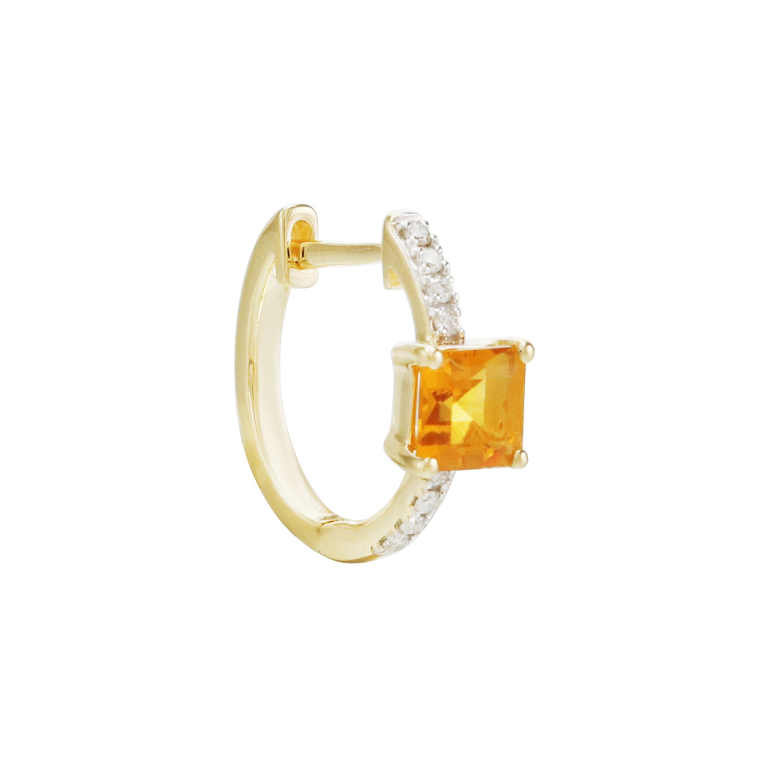 Chic Enough Gemstone Hoop Earrings