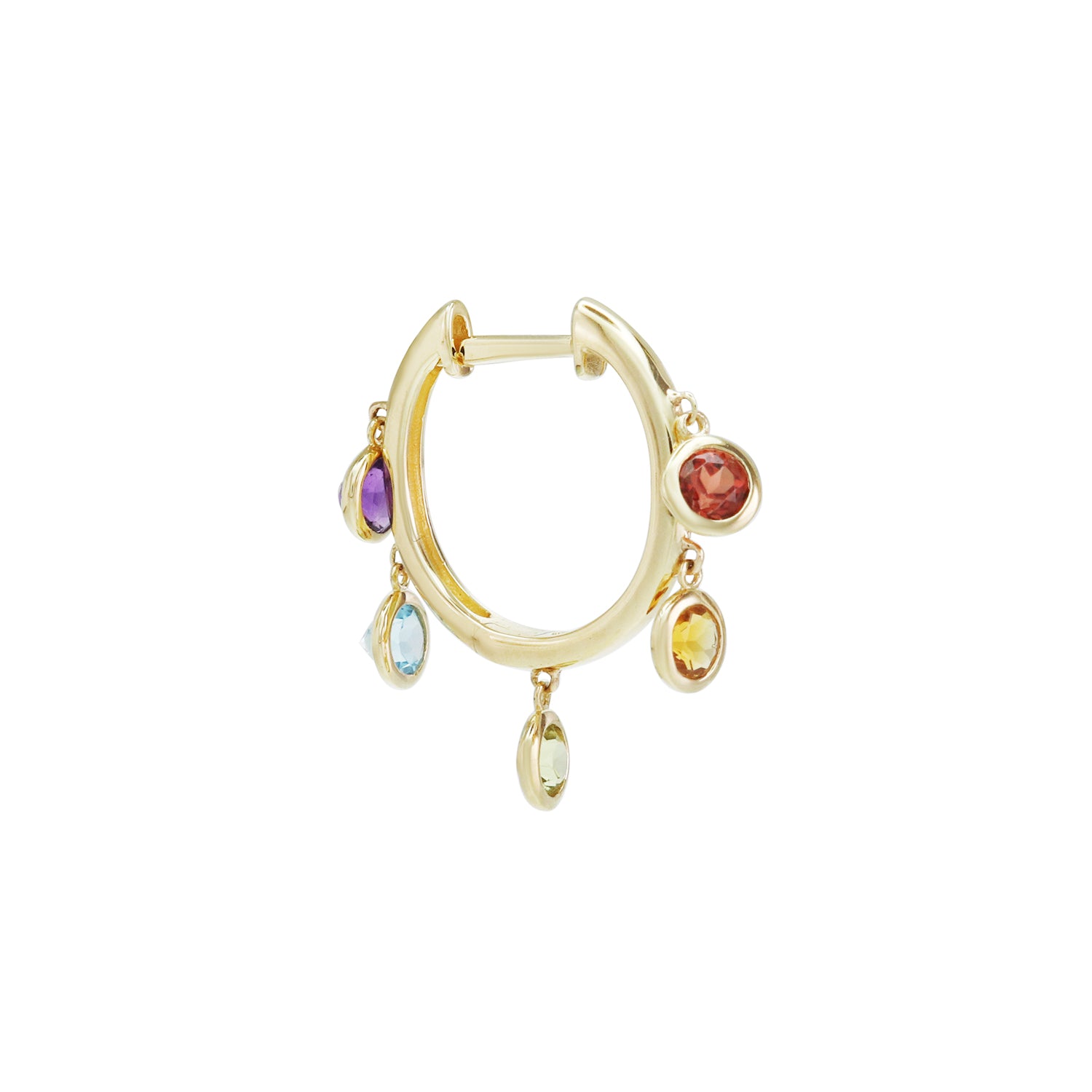 Painted Skies Chandelier Hoop Earrings