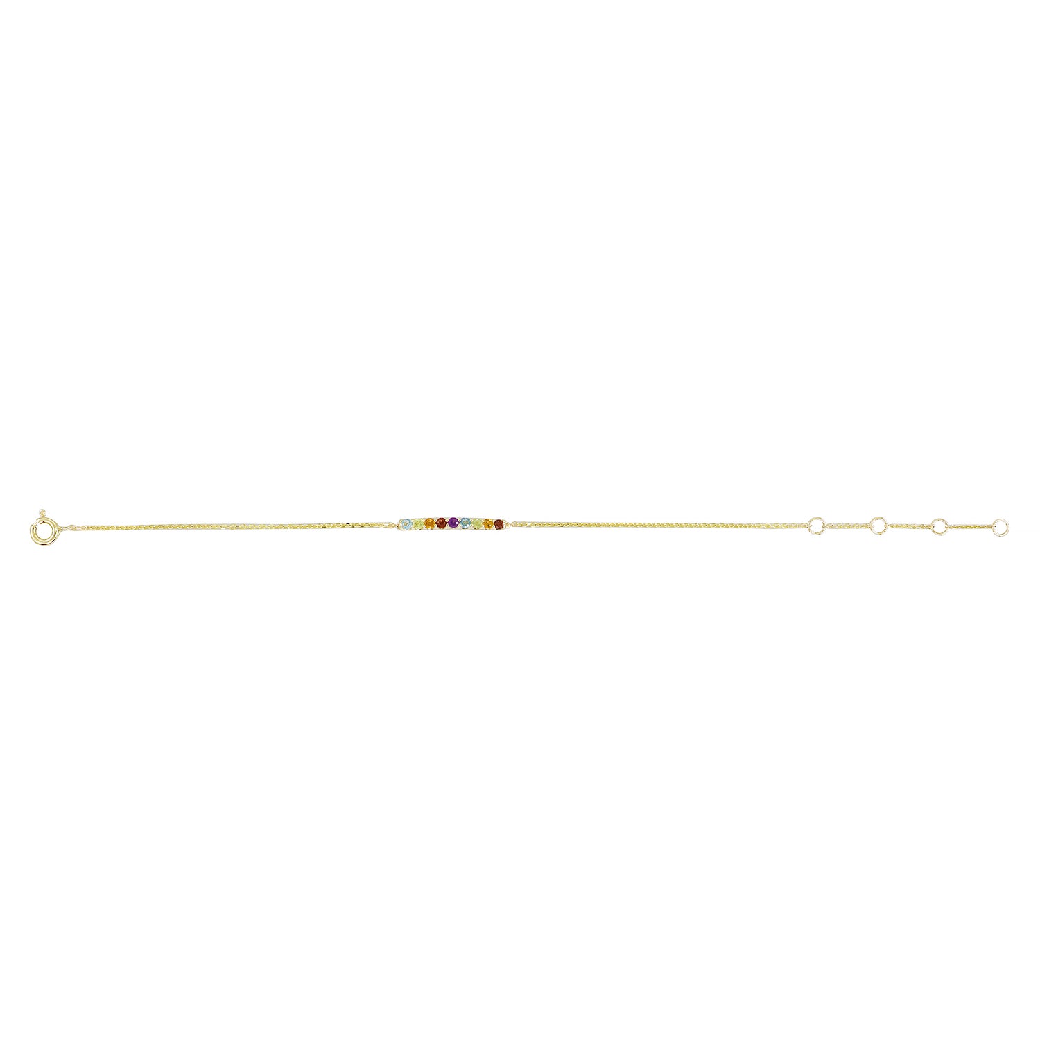 Prism Line Gemstone Bracelet