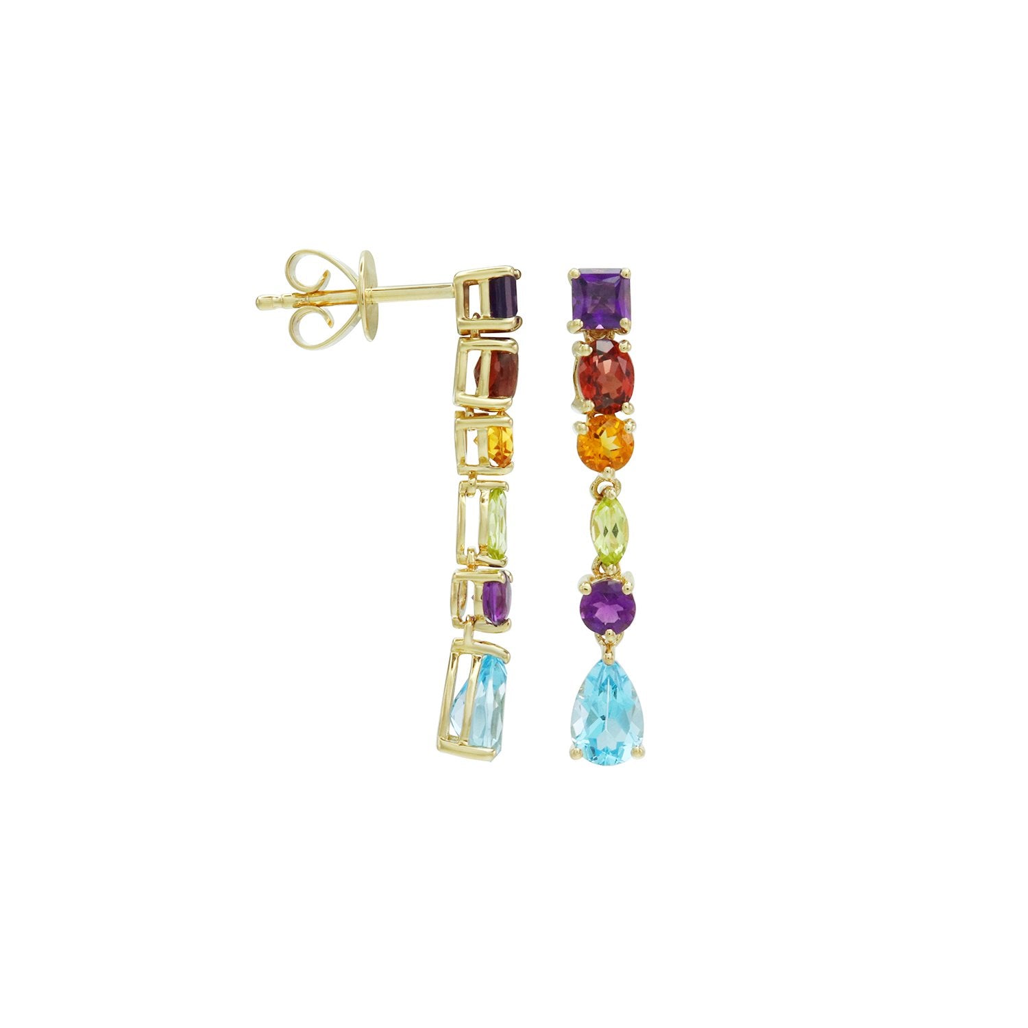 Give it to Me Dear Rainbow Dangling Earrings