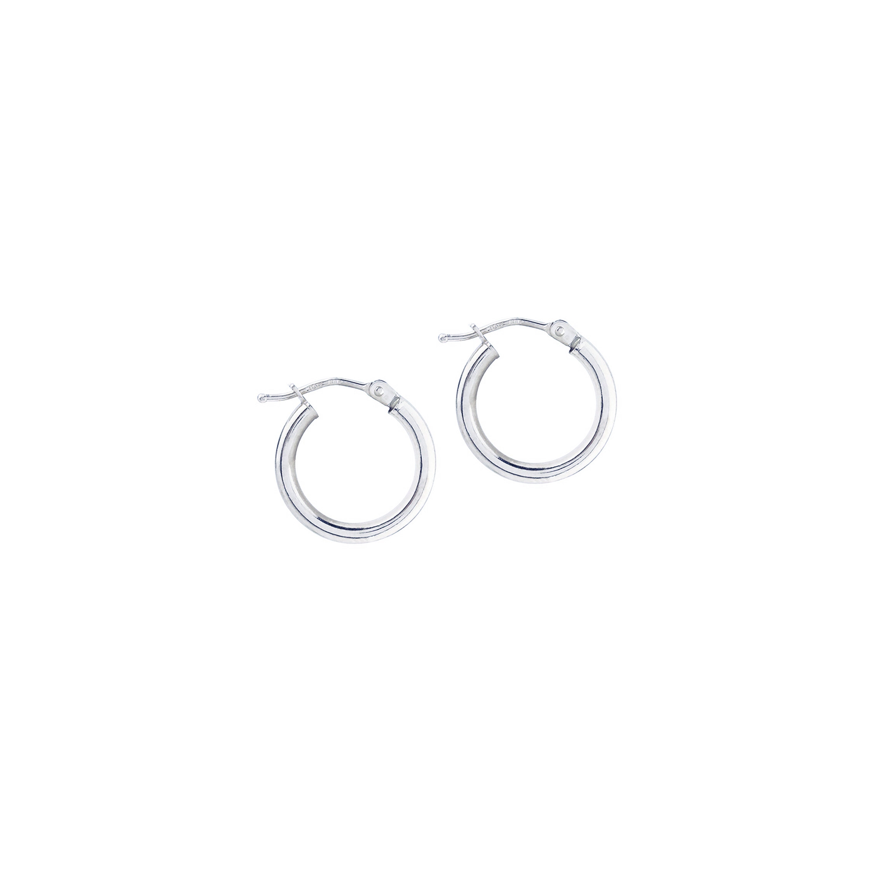 Initial Thought Gold Hoop Earrings