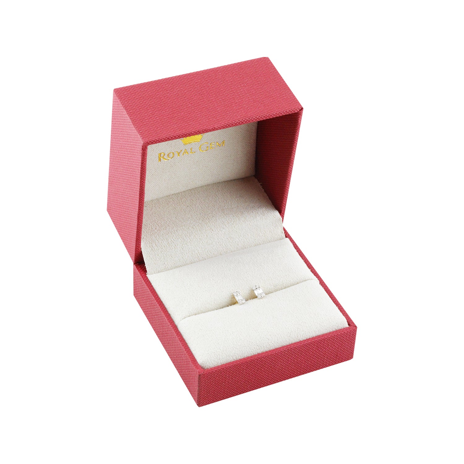 Everything Is Crystal Clear Diamond Stud Earrings
