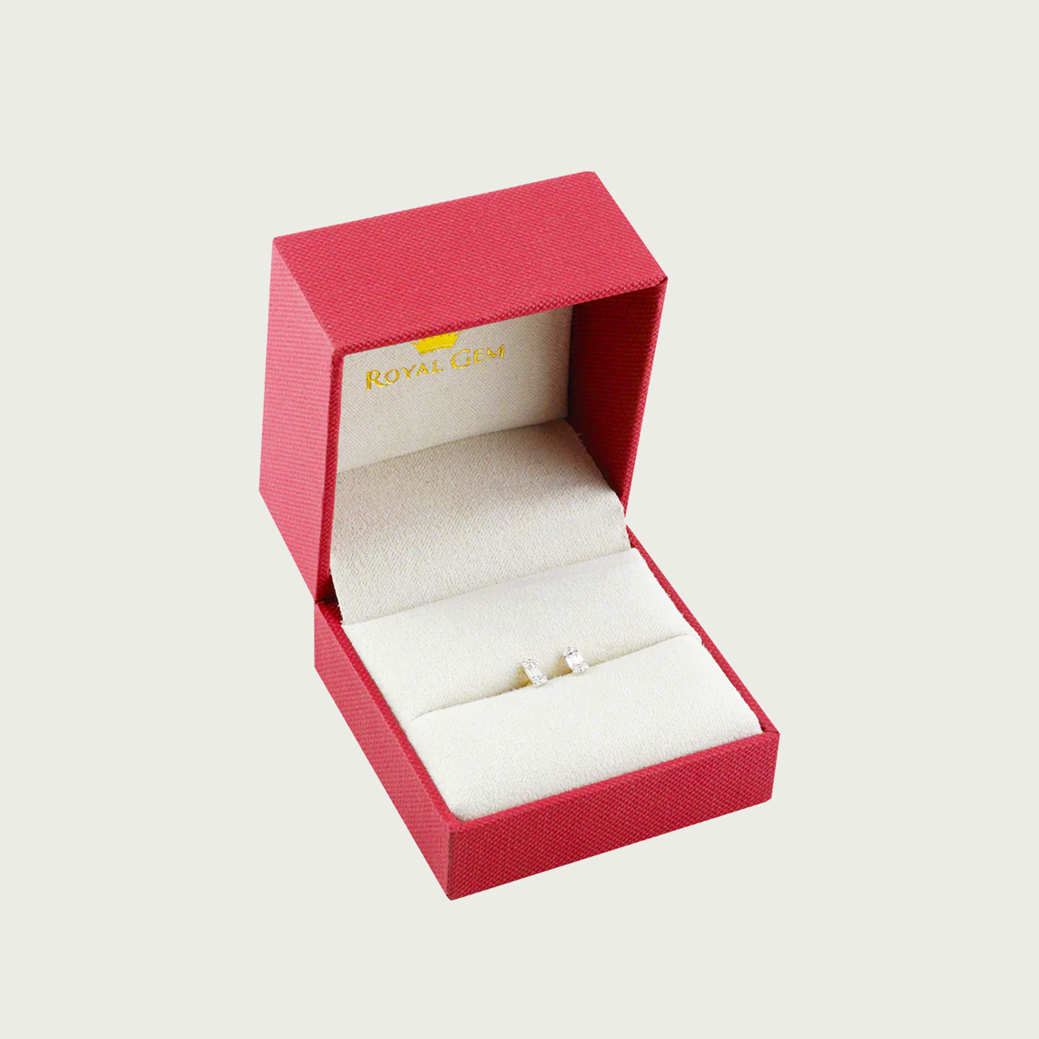 Everything Is Crystal Clear Diamond Stud Earrings