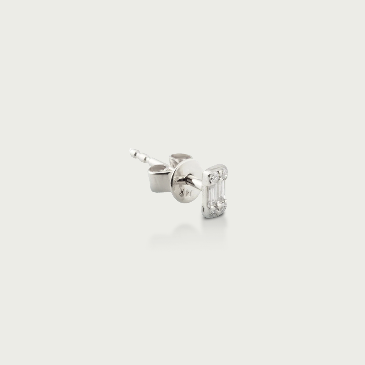 Everything Is Crystal Clear Diamond Stud Earrings