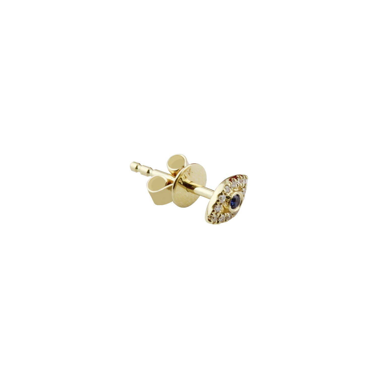Can't Touch Me Gold Stud Earrings