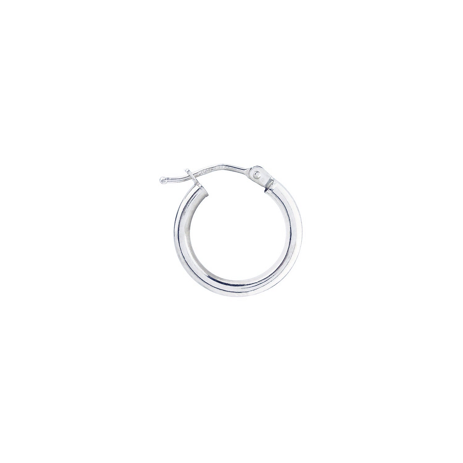 Initial Thought Gold Hoop Earrings