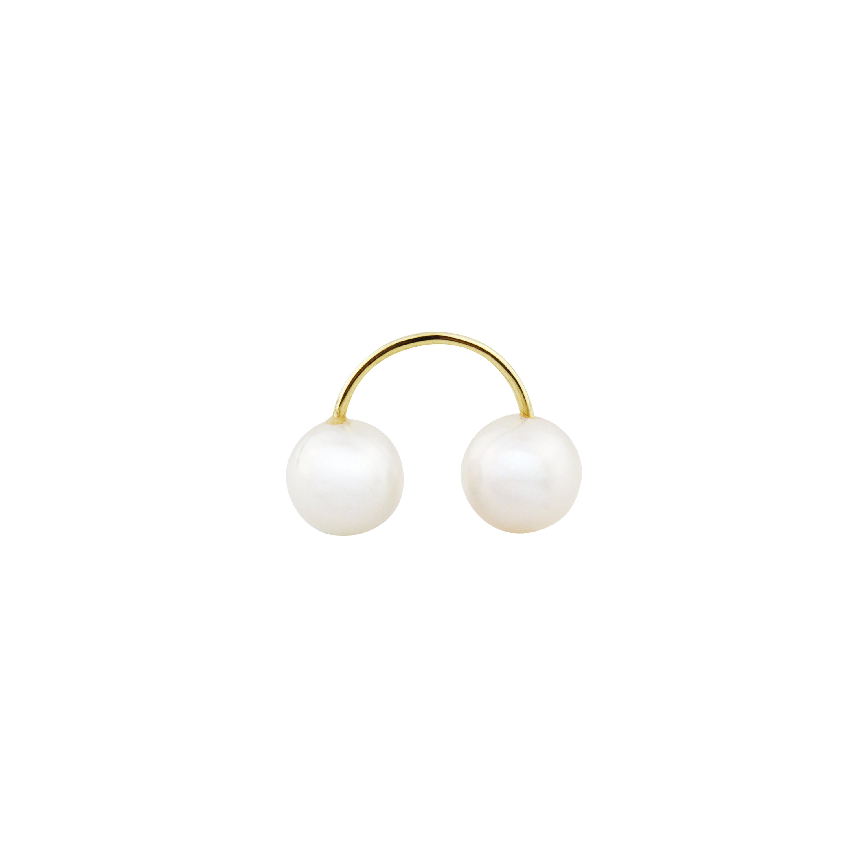 Sea Nymph Pearl Cuff Earrings