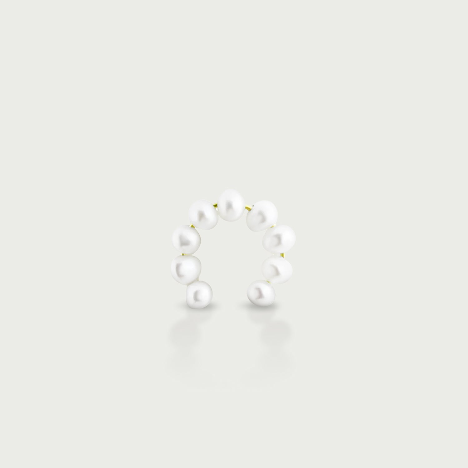 Sea Nymph Pearl Full Cuff Earrings
