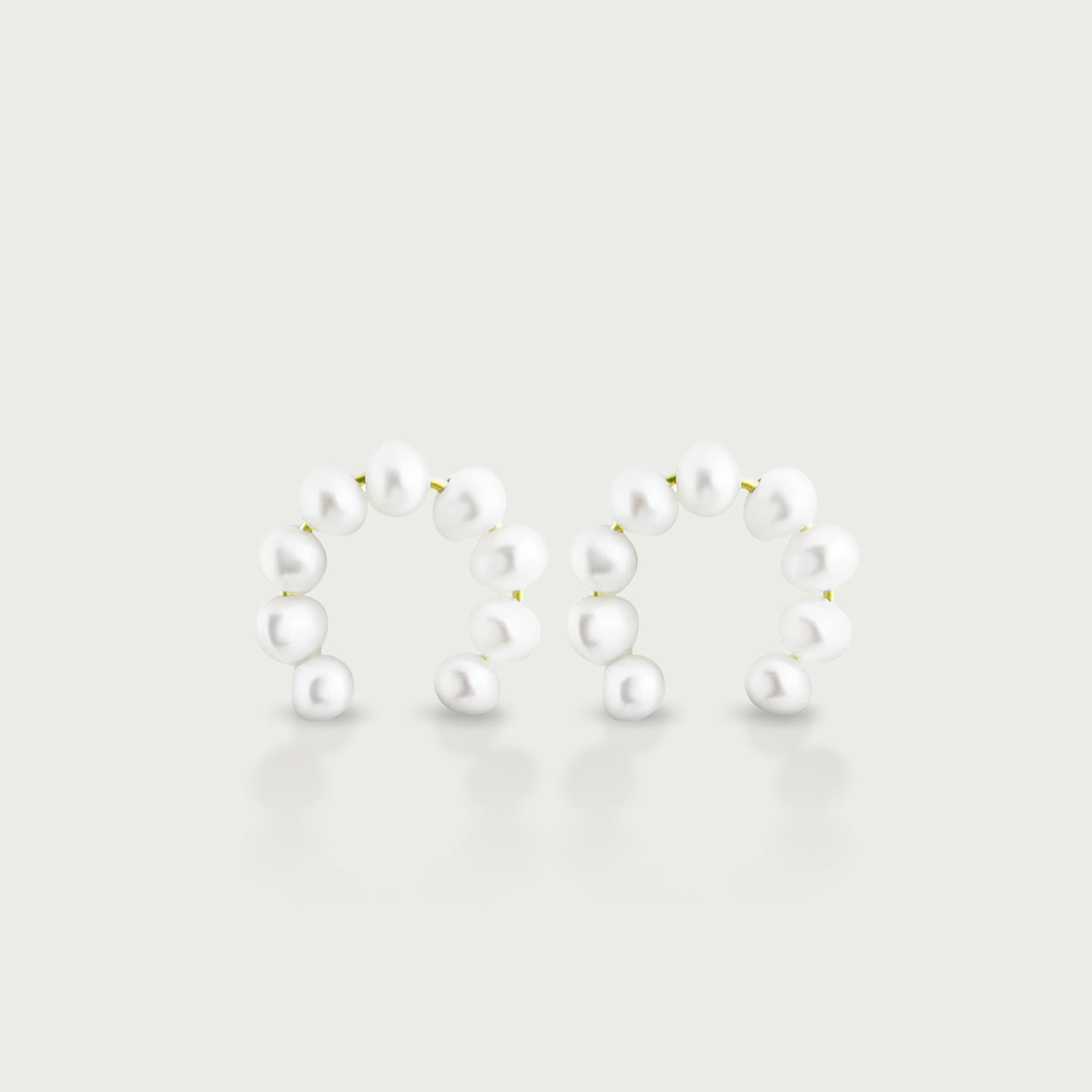 Sea Nymph Pearl Full Cuff Earrings