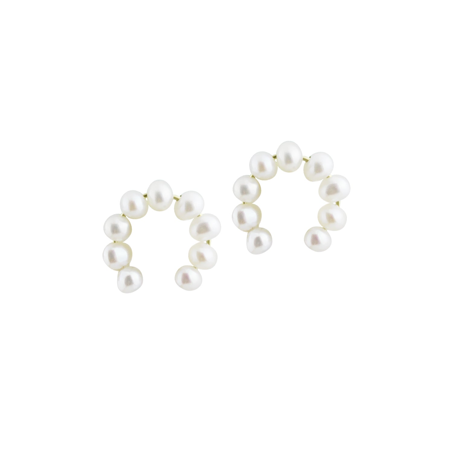 Sea Nymph Pearl Full Cuff Earrings