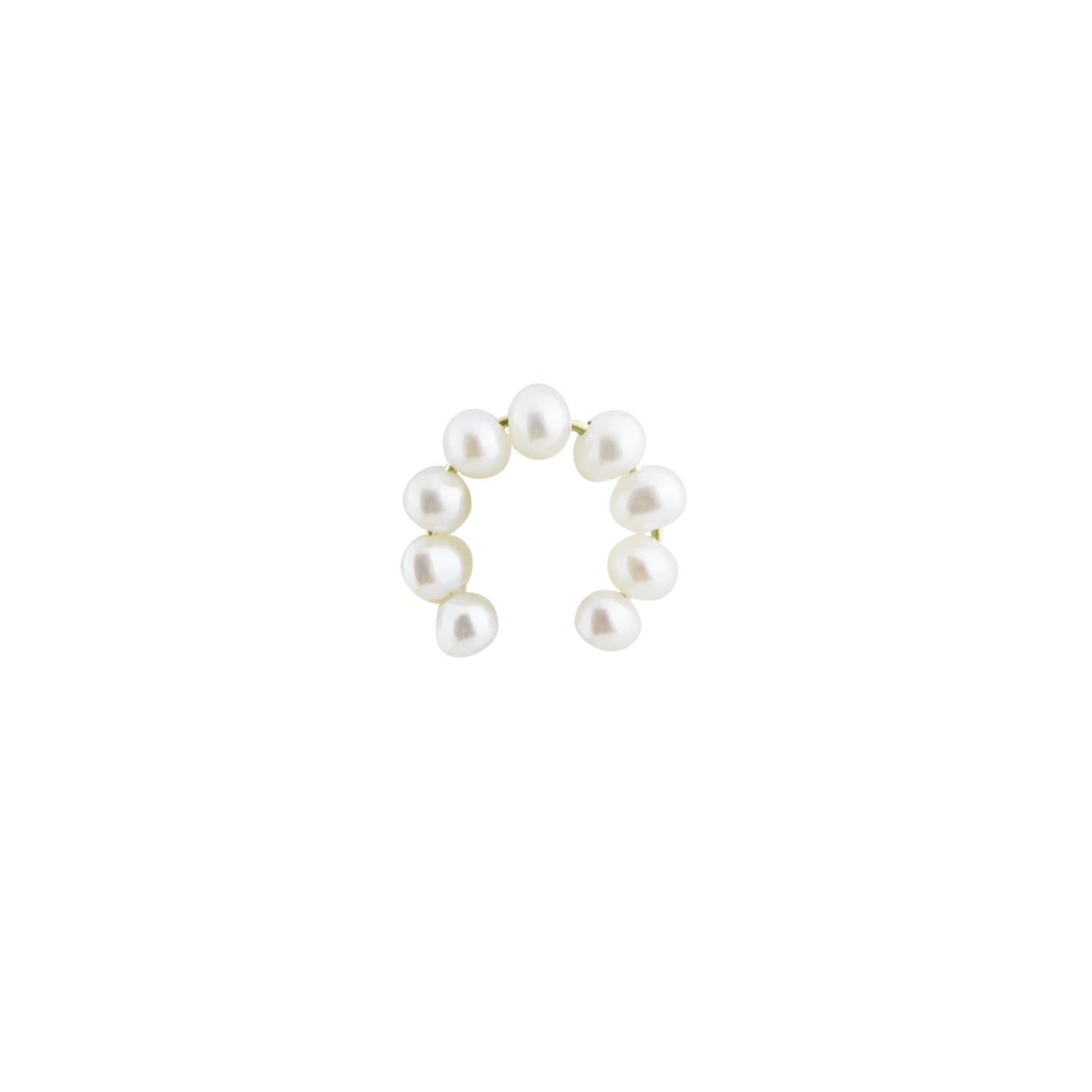 Sea Nymph Pearl Full Cuff Earrings