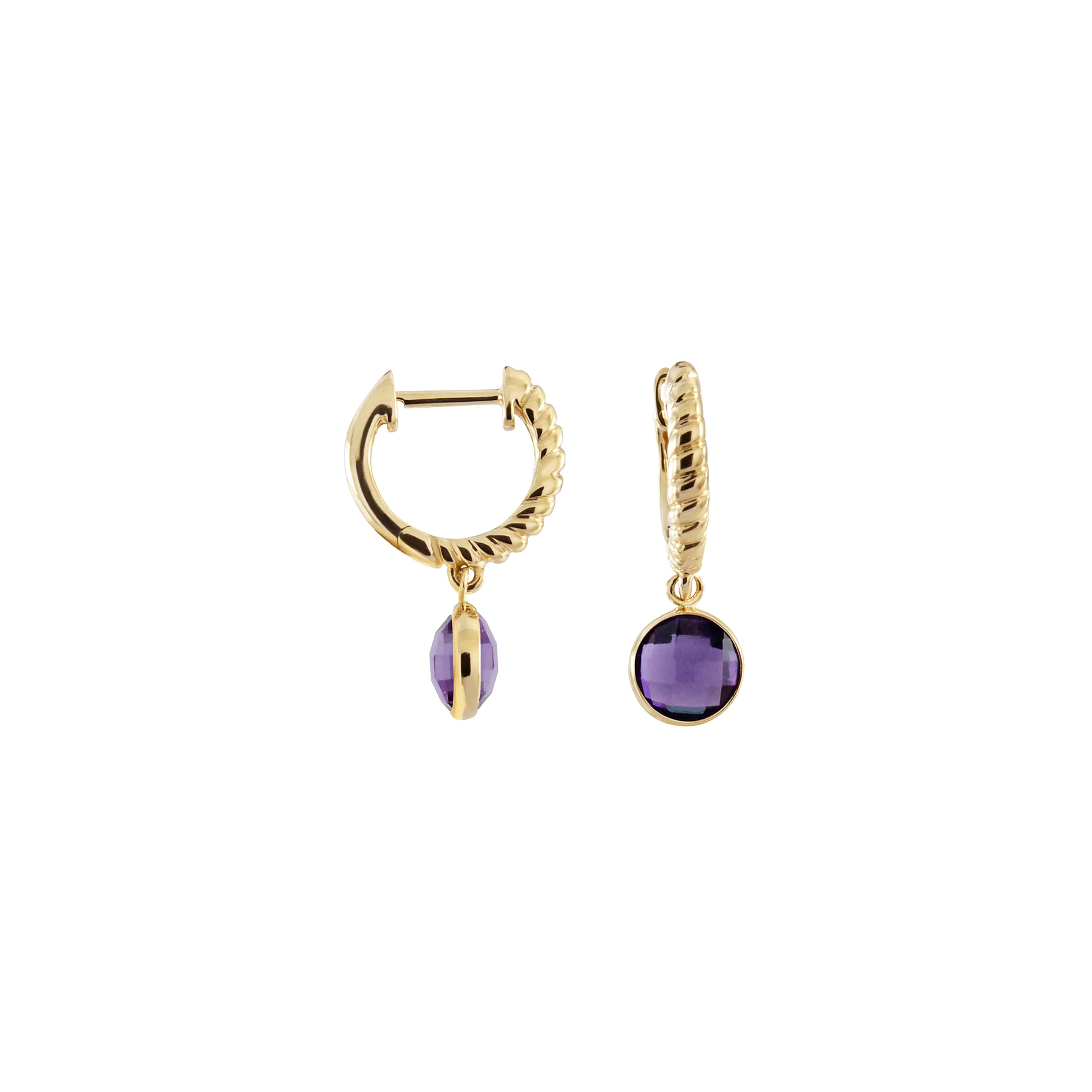 Classic Drama Gemstone Dangling Earrings