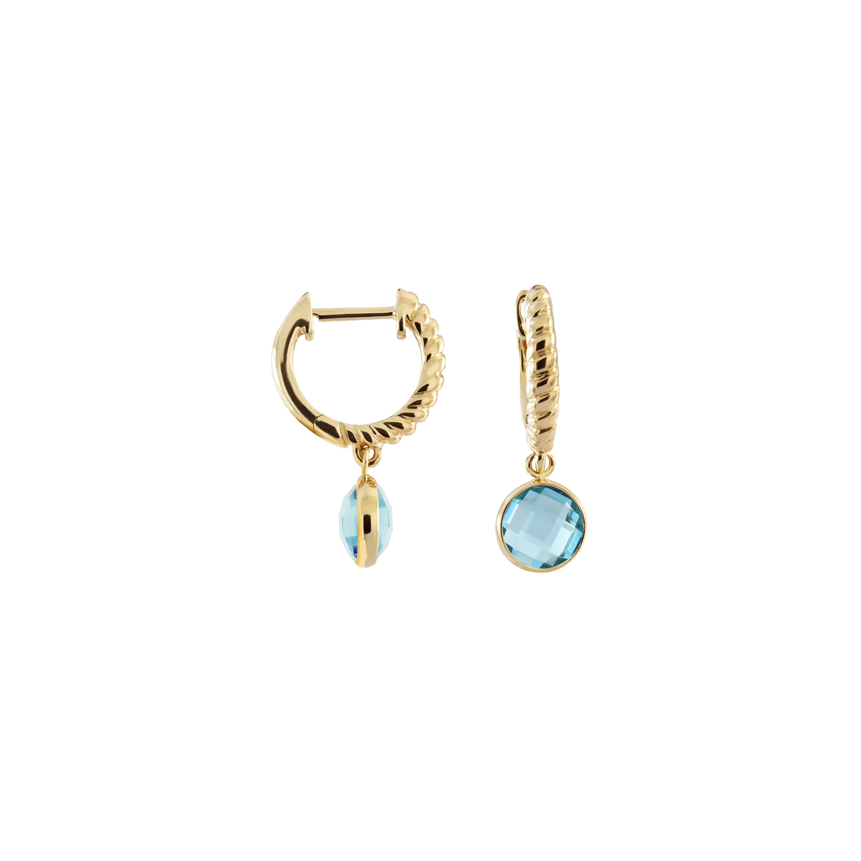 Classic Drama Gemstone Dangling Earrings