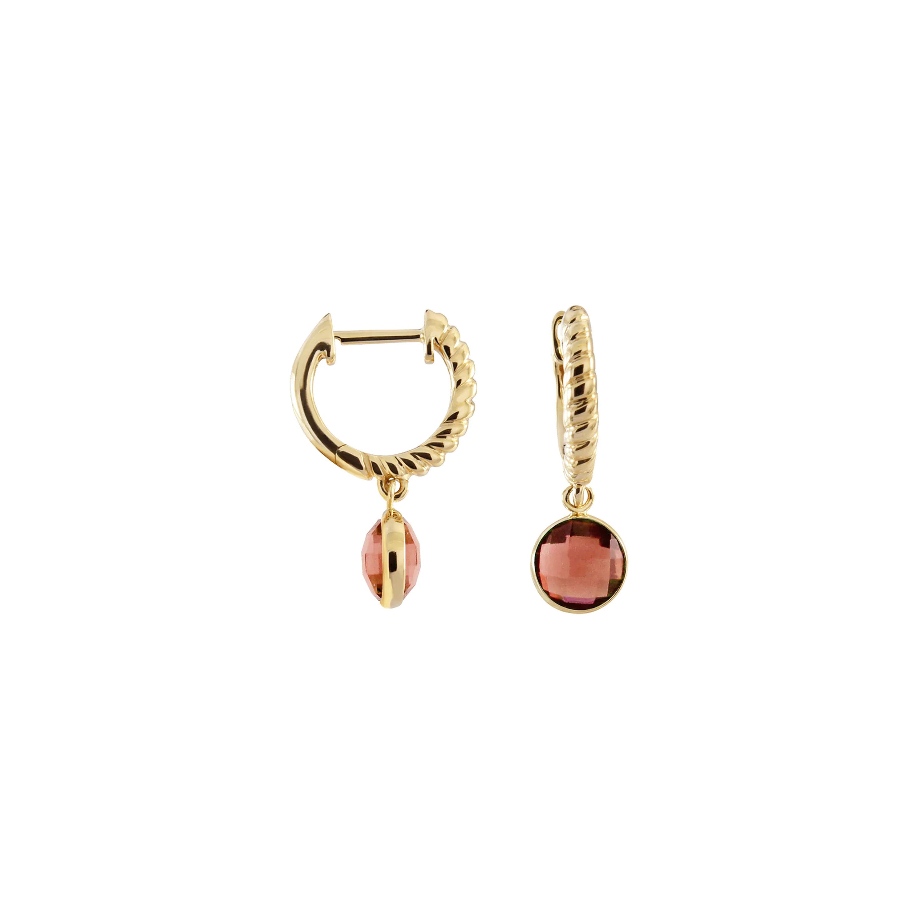 Classic Drama Gemstone Dangling Earrings