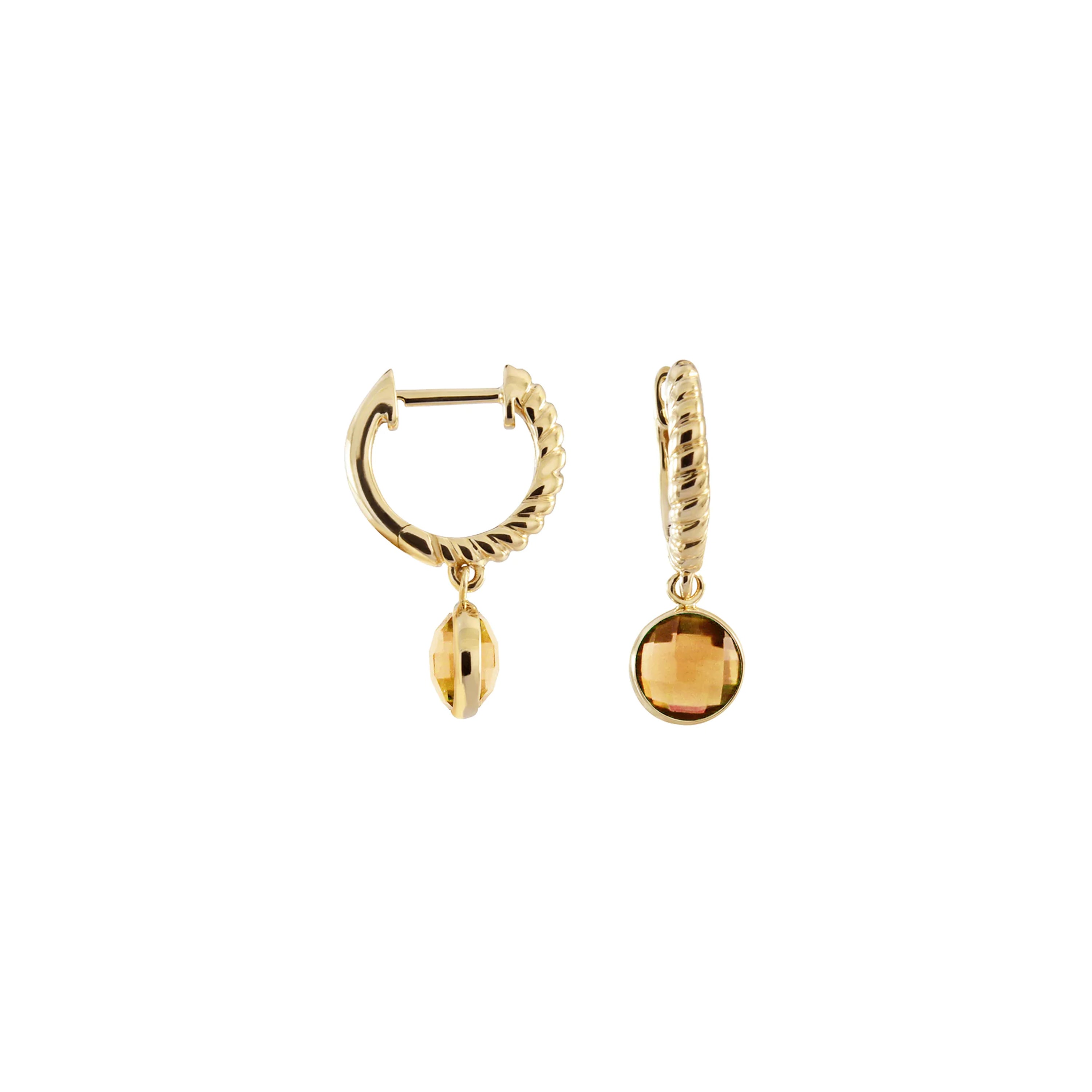 Classic Drama Gemstone Dangling Earrings