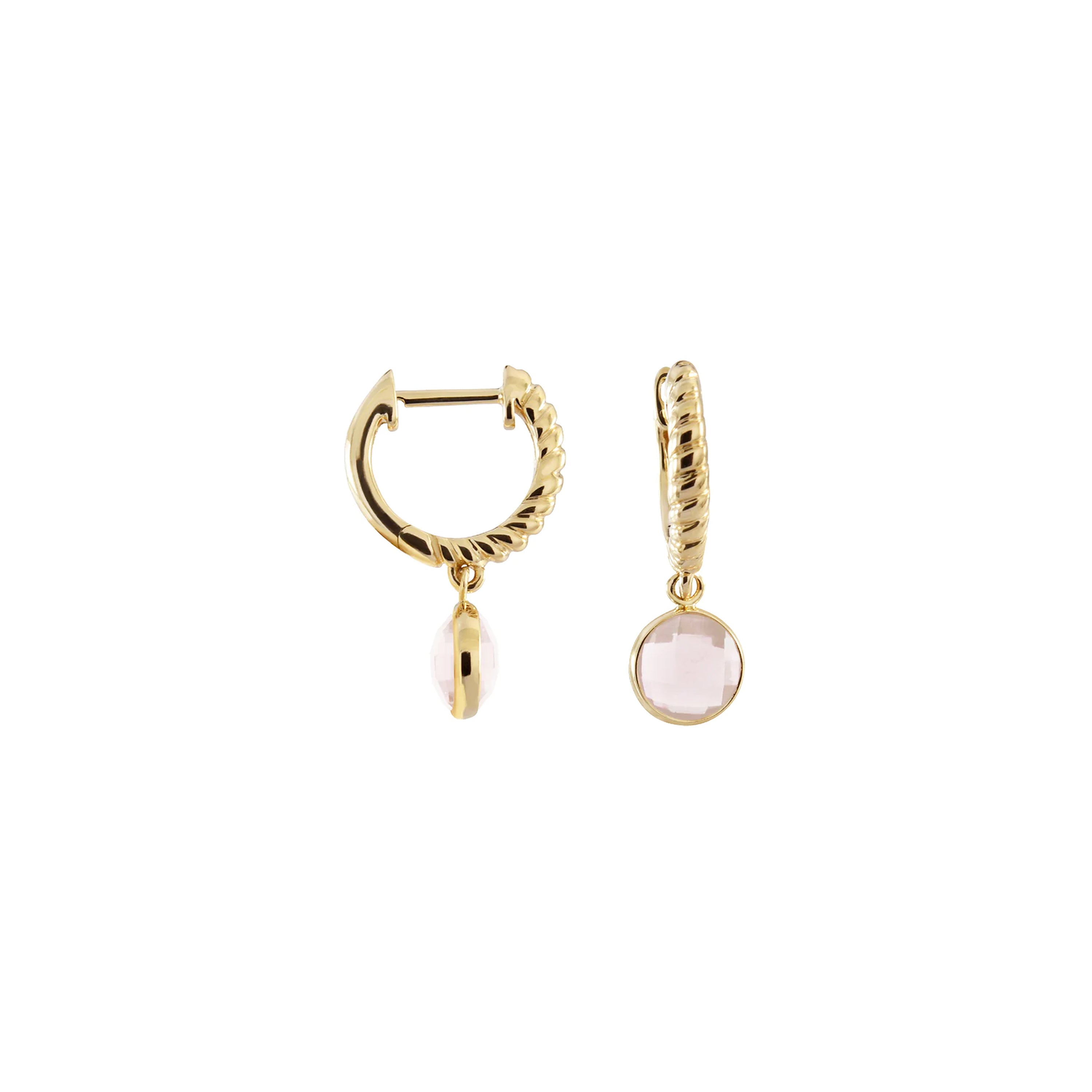 Classic Drama Gemstone Dangling Earrings