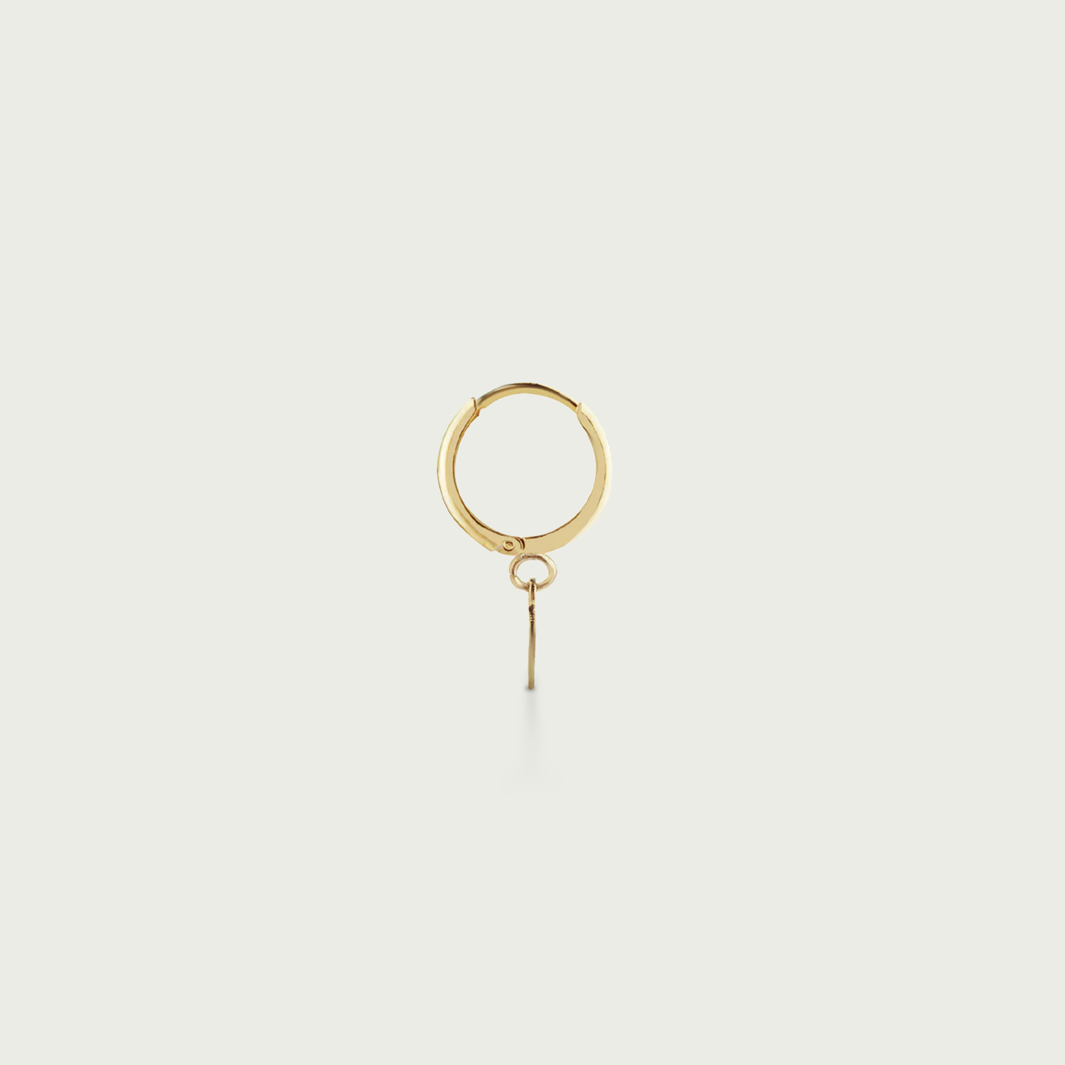 Over the Moon Gold Hoop Earrings