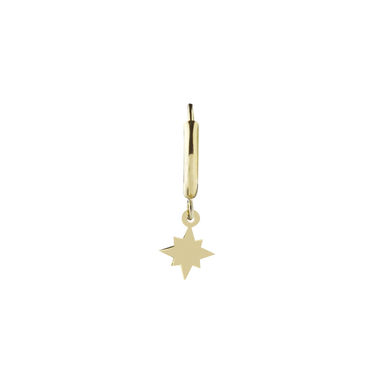 Wish Come True Gold Hoop Earrings