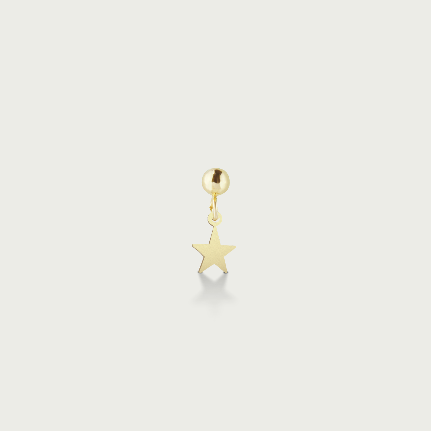 Chasing the Stars Gold Dangling Earrings