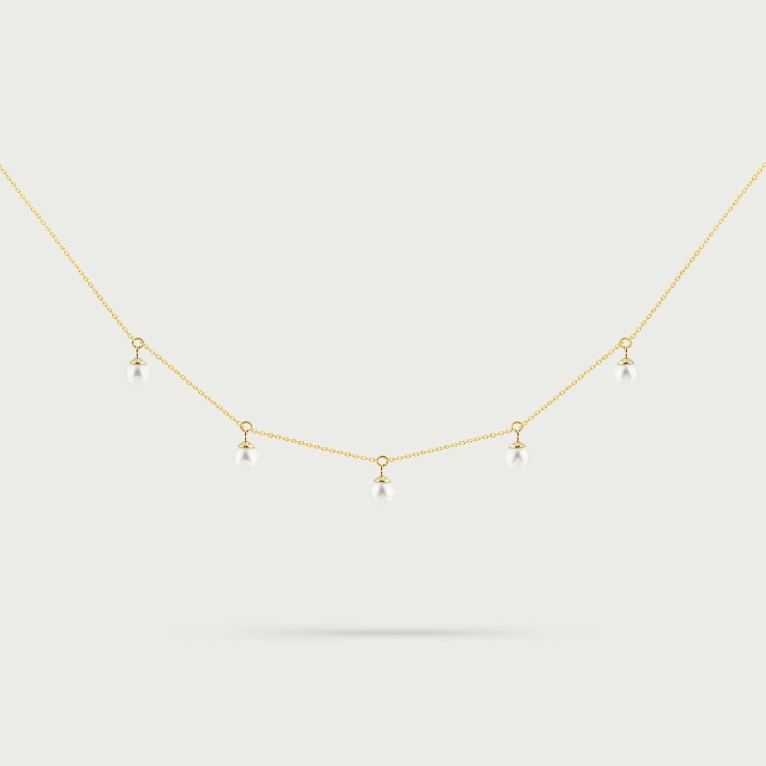 Quintet Delight Pearl Necklace