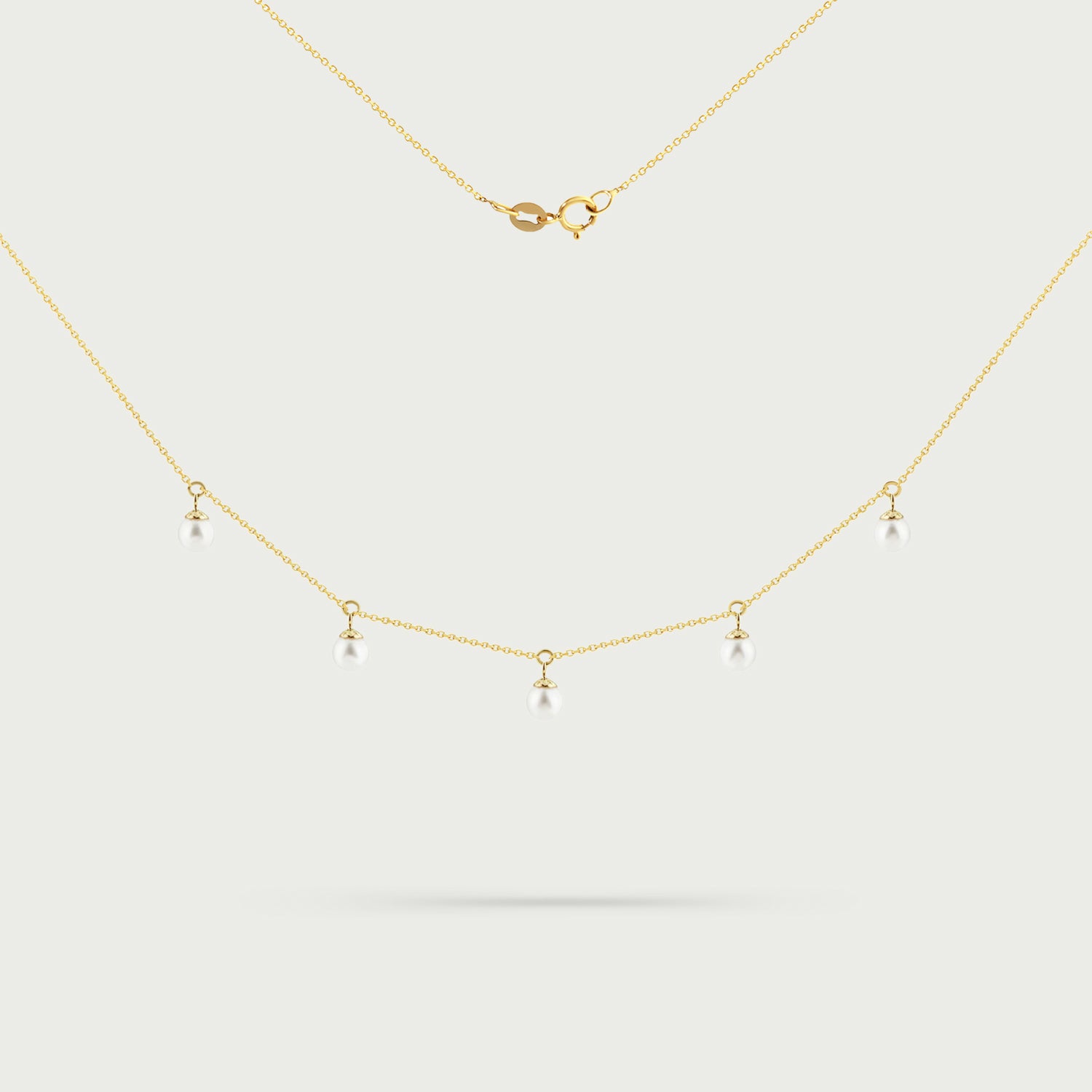 Quintet Delight Pearl Necklace
