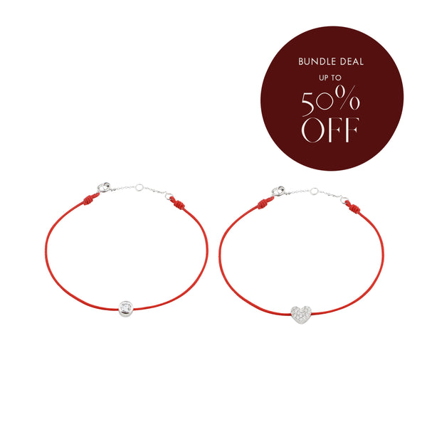 Bundle Deal: Bye Bye Blues Red String Bracelet, Bye Bye Blues Red String Bracelet, Bye Bye Blues Red String Bracelet