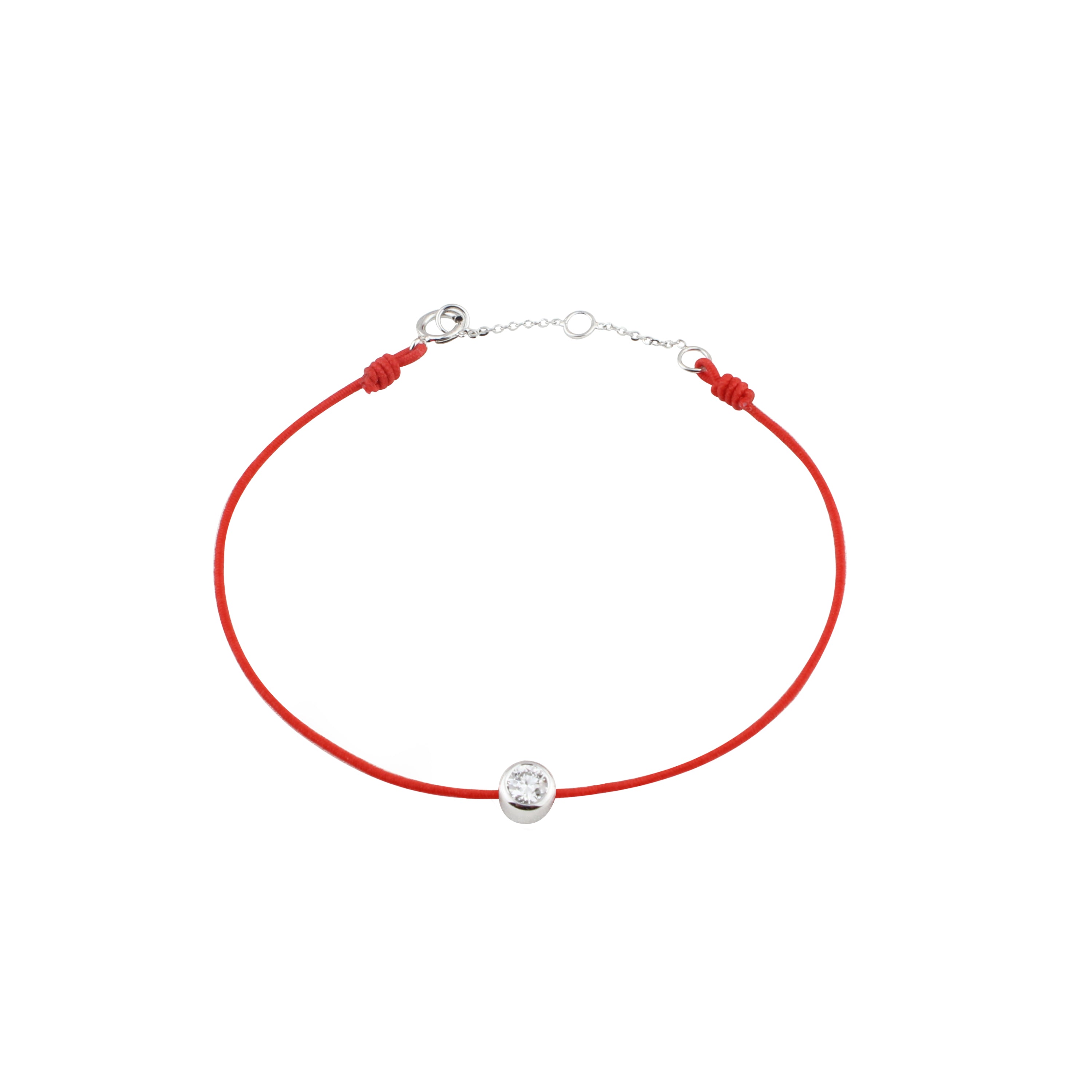 Glow On Red String Bracelet