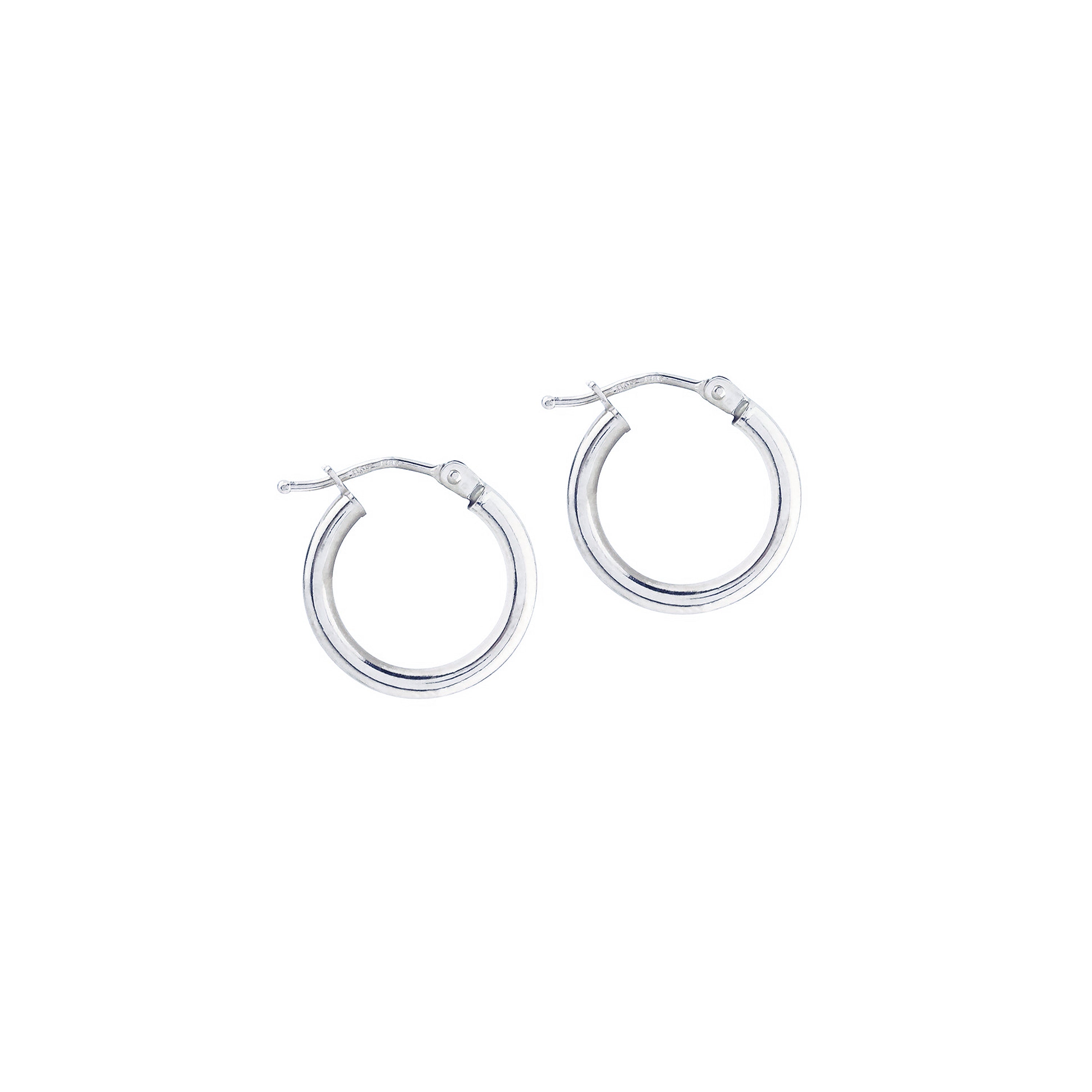 Initial Thought Gold Hoop Earrings