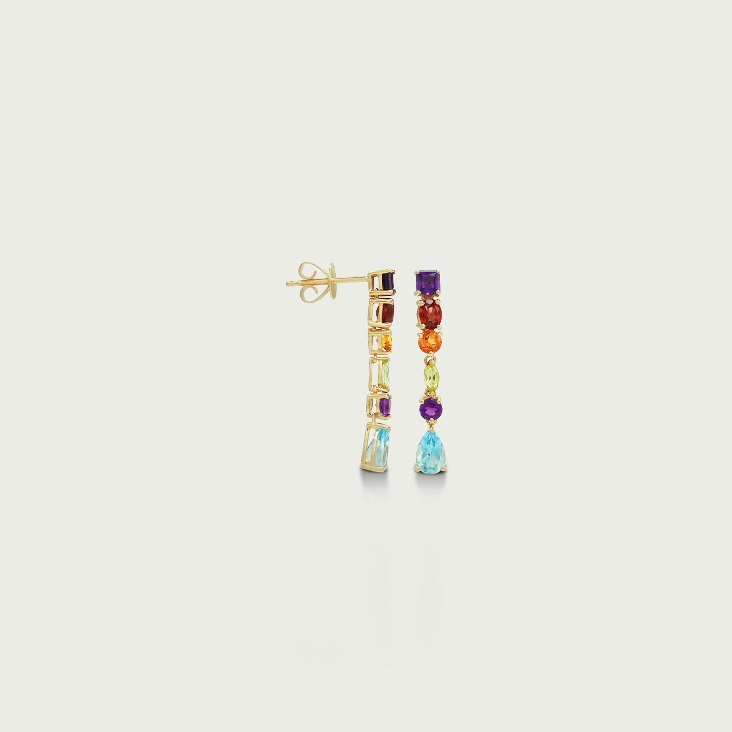 Give it to Me Dear Rainbow Dangling Earrings
