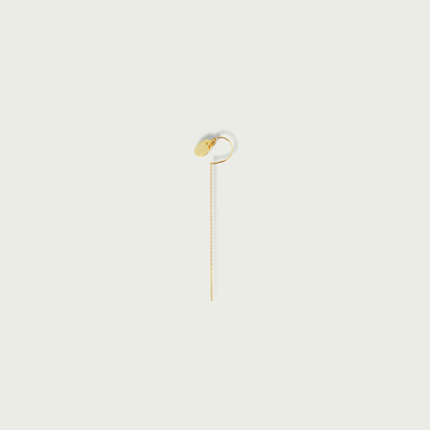 Petal Line Gold Stringer Earrings