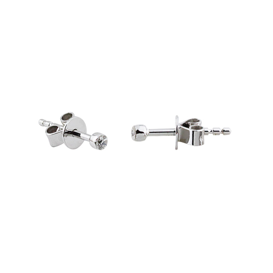 Chic Little Glow Diamond Stud Earrings