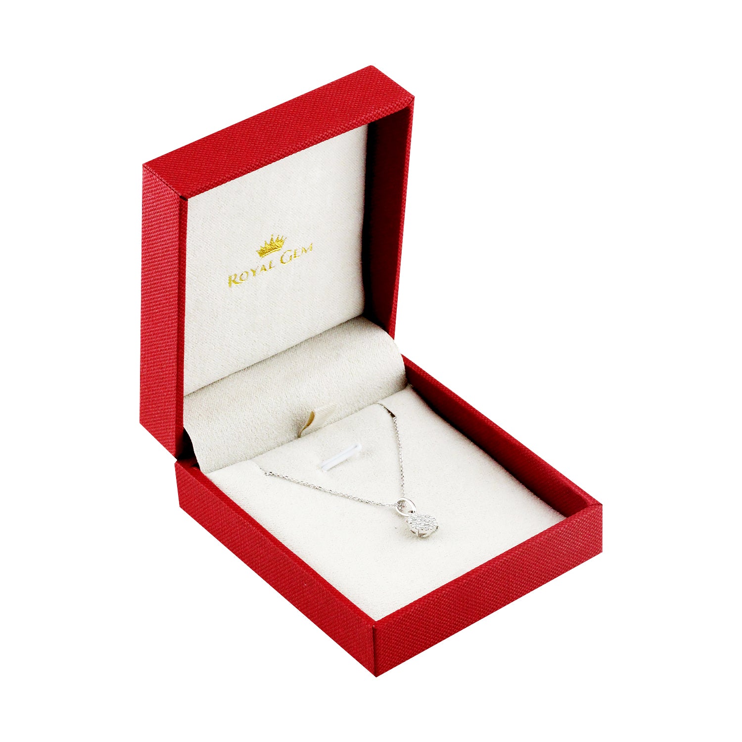 Halo Whisper Diamond Necklace