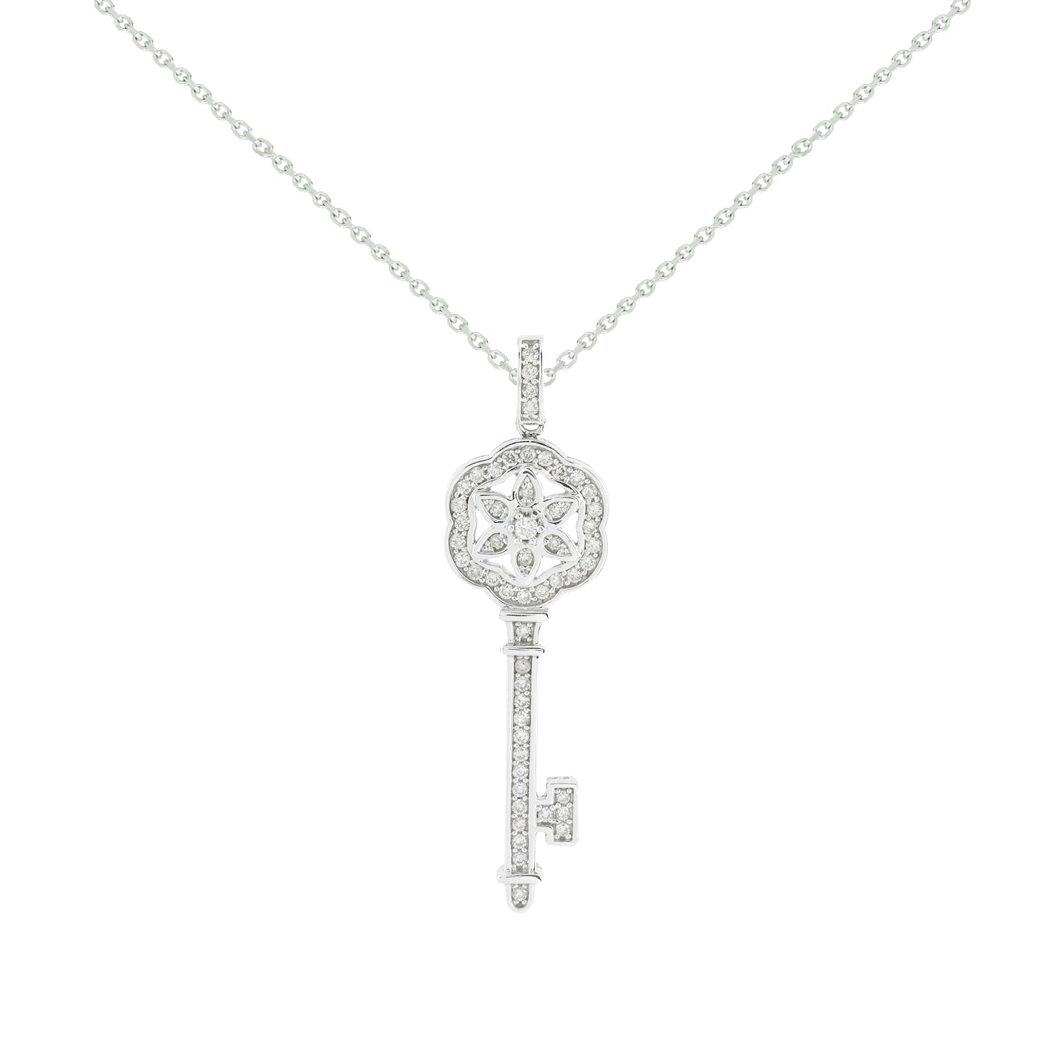 Key of Light Diamond Necklace