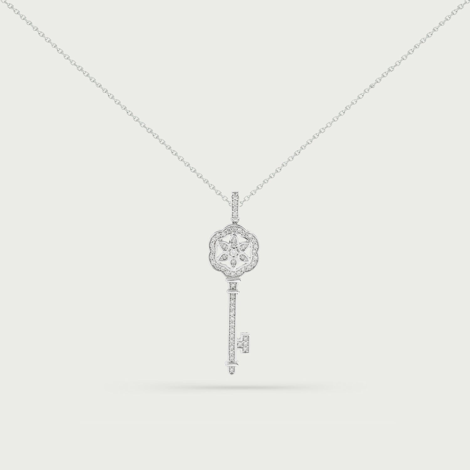 Key of Light Diamond Necklace