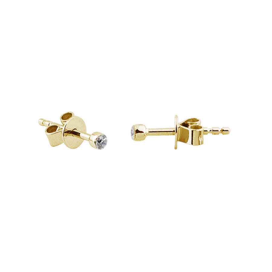 Chic Little Glow Diamond Stud Earrings