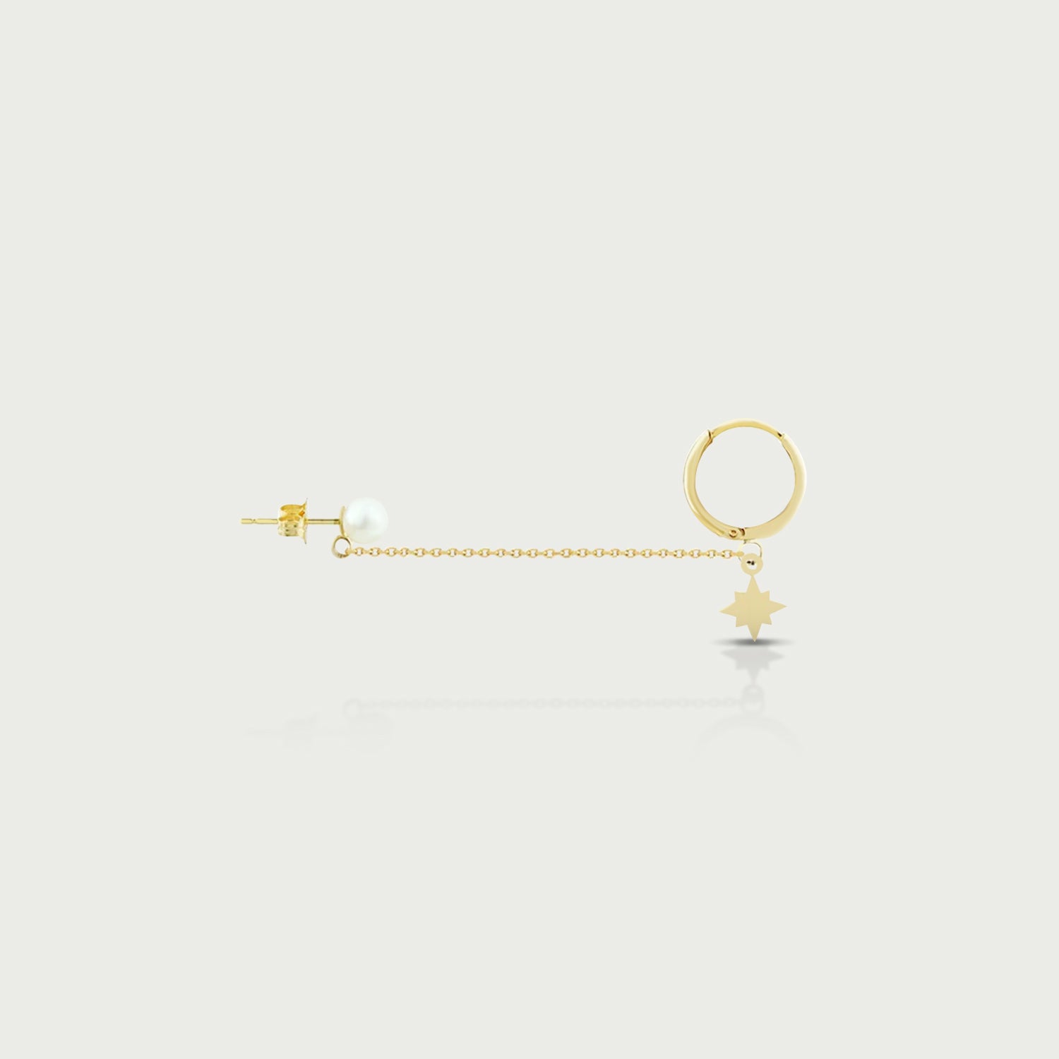 Waves in Motion Pearl Conch Earrings