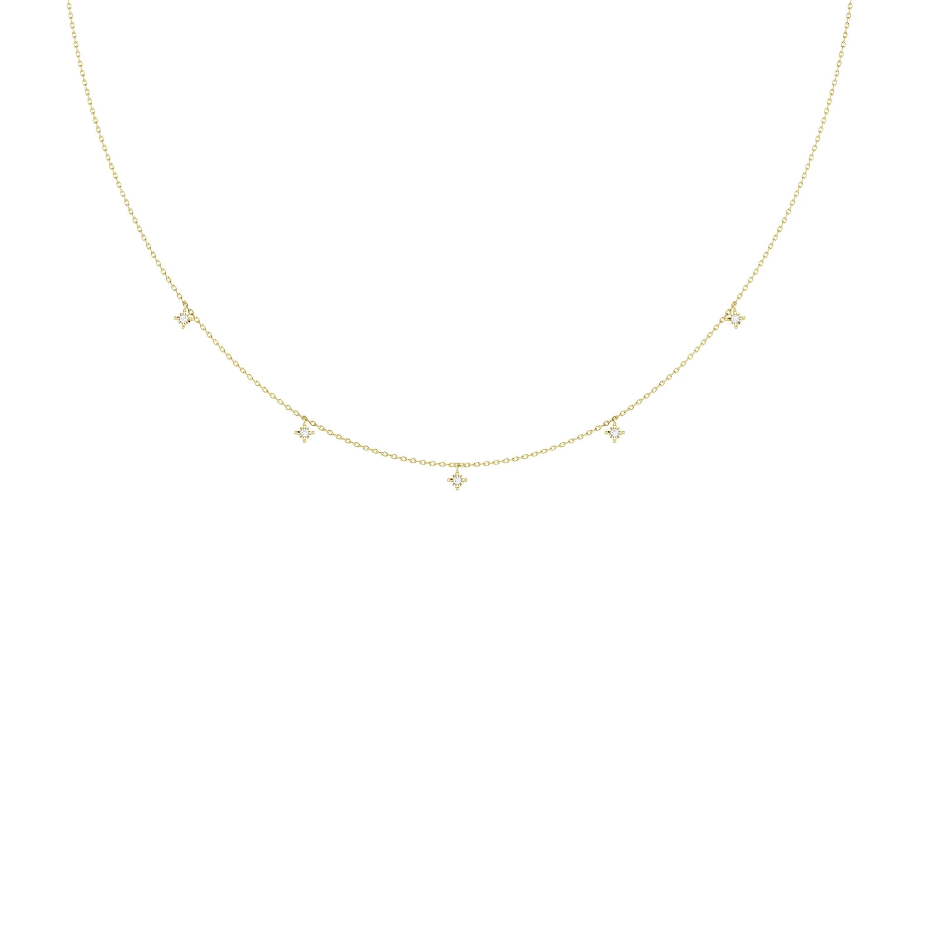 Stardust Elegance Charm Necklace