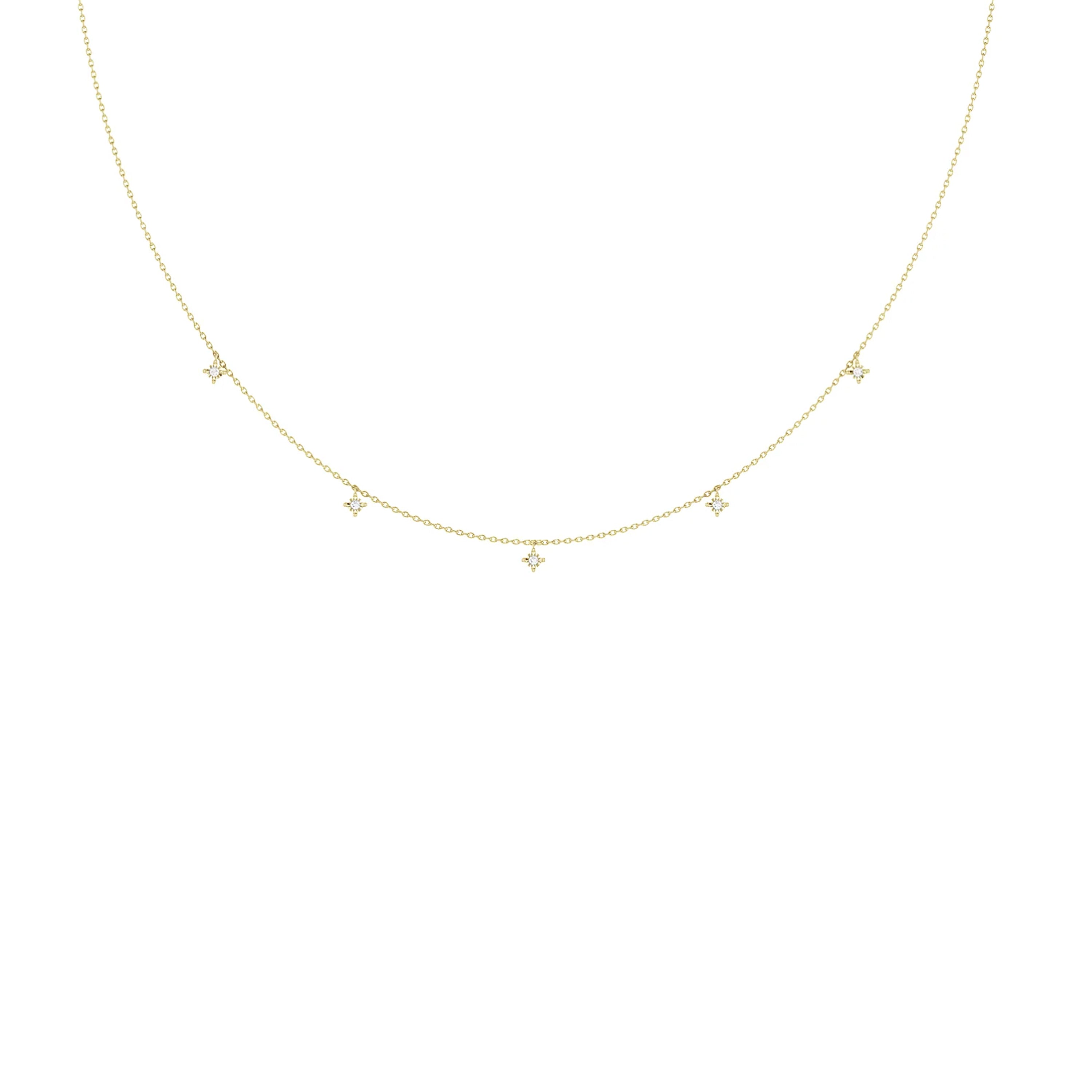 Starlit Elegance Diamond Necklace