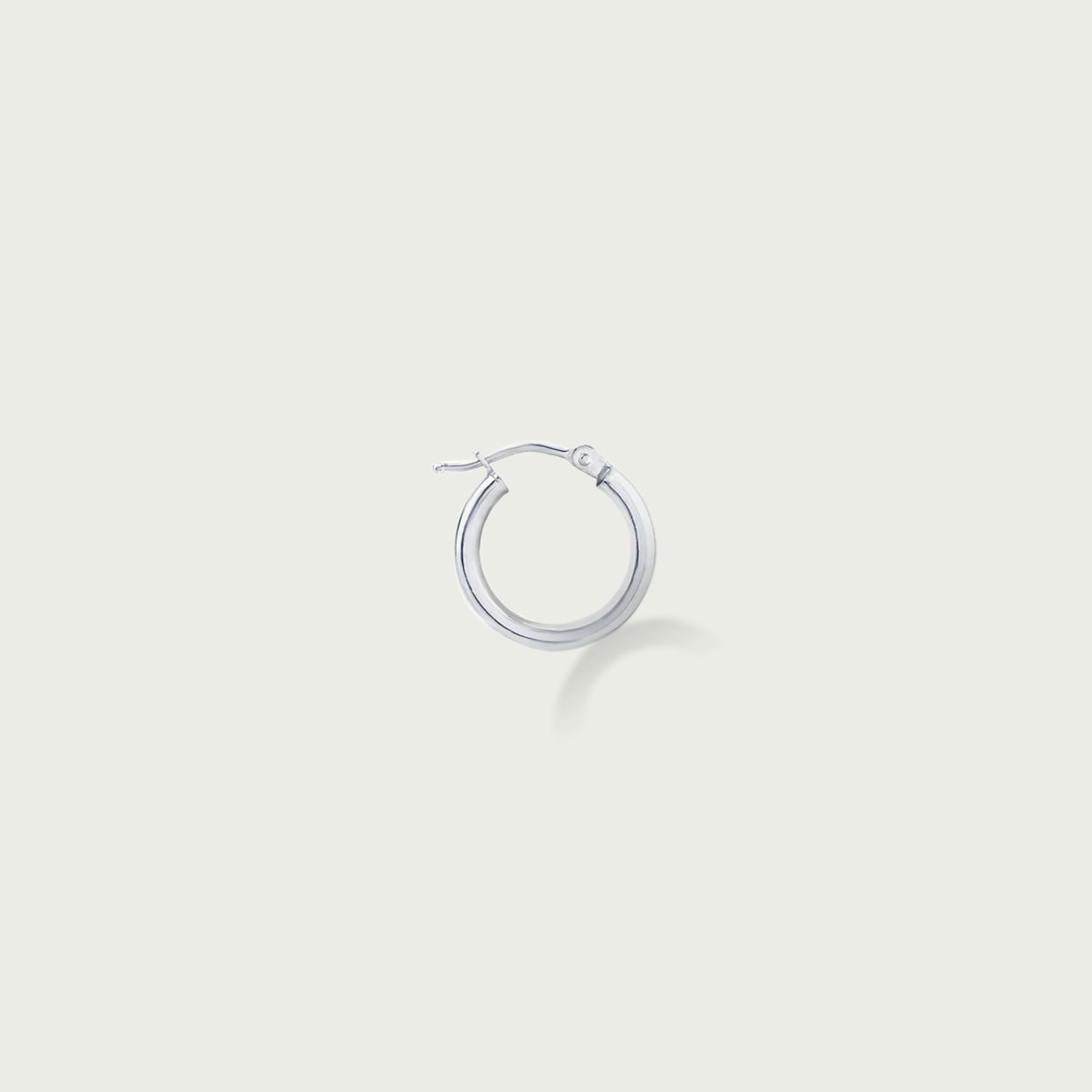 Initial Thought Gold Hoop Earrings