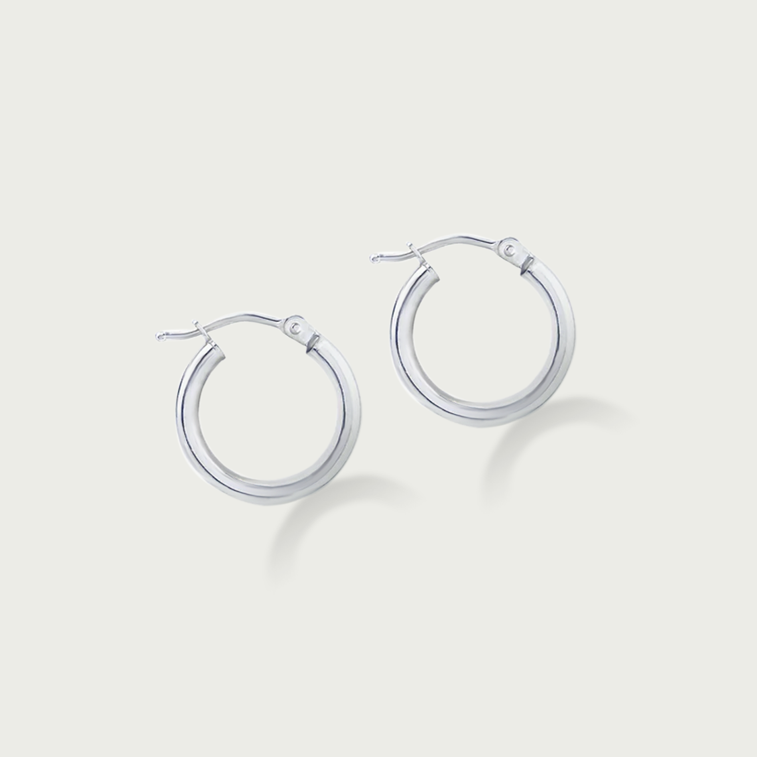Initial Thought Gold Hoop Earrings