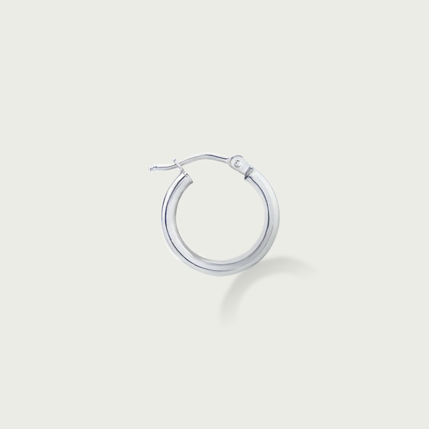 Initial Thought Gold Hoop Earrings