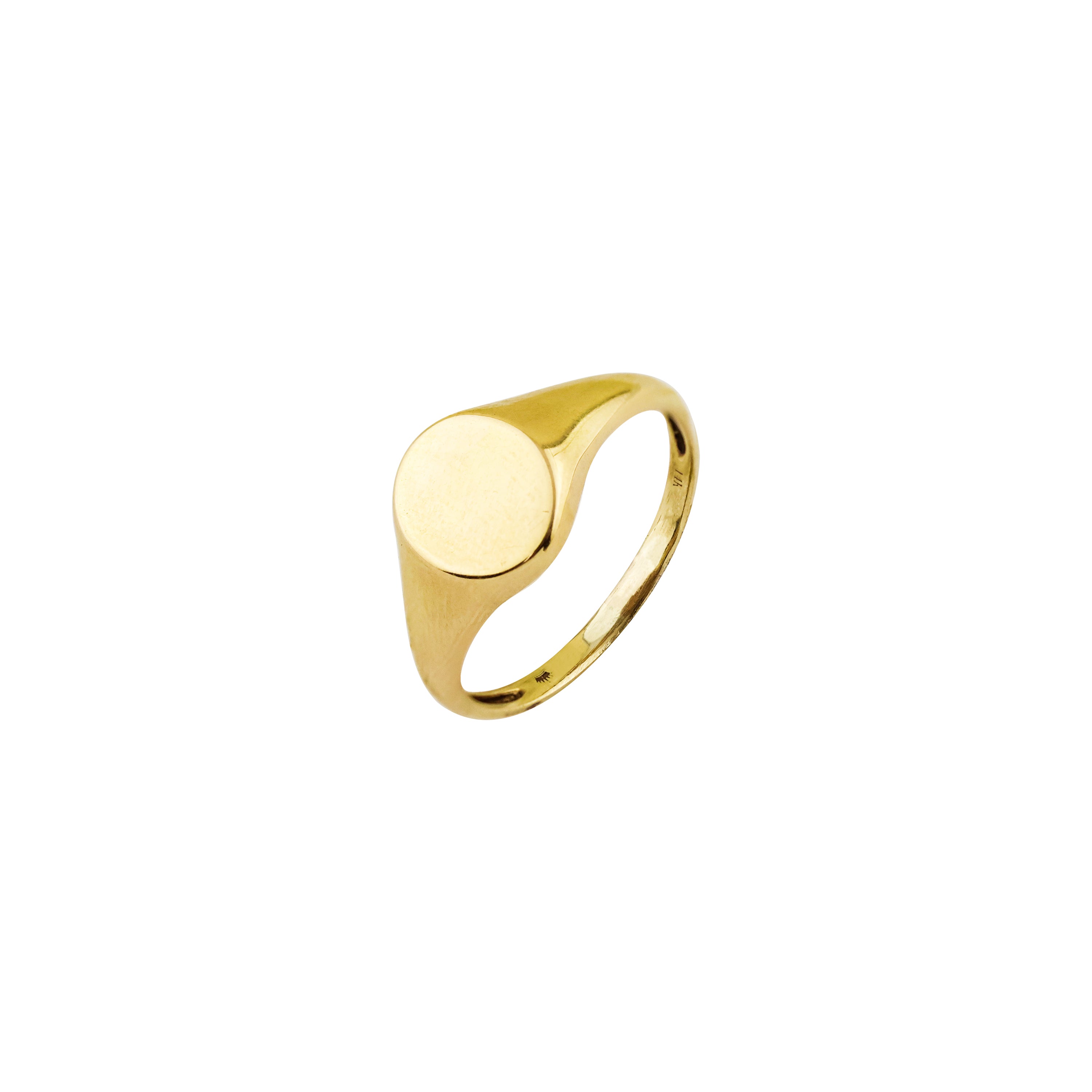 Centerstage Round Gold Ring
